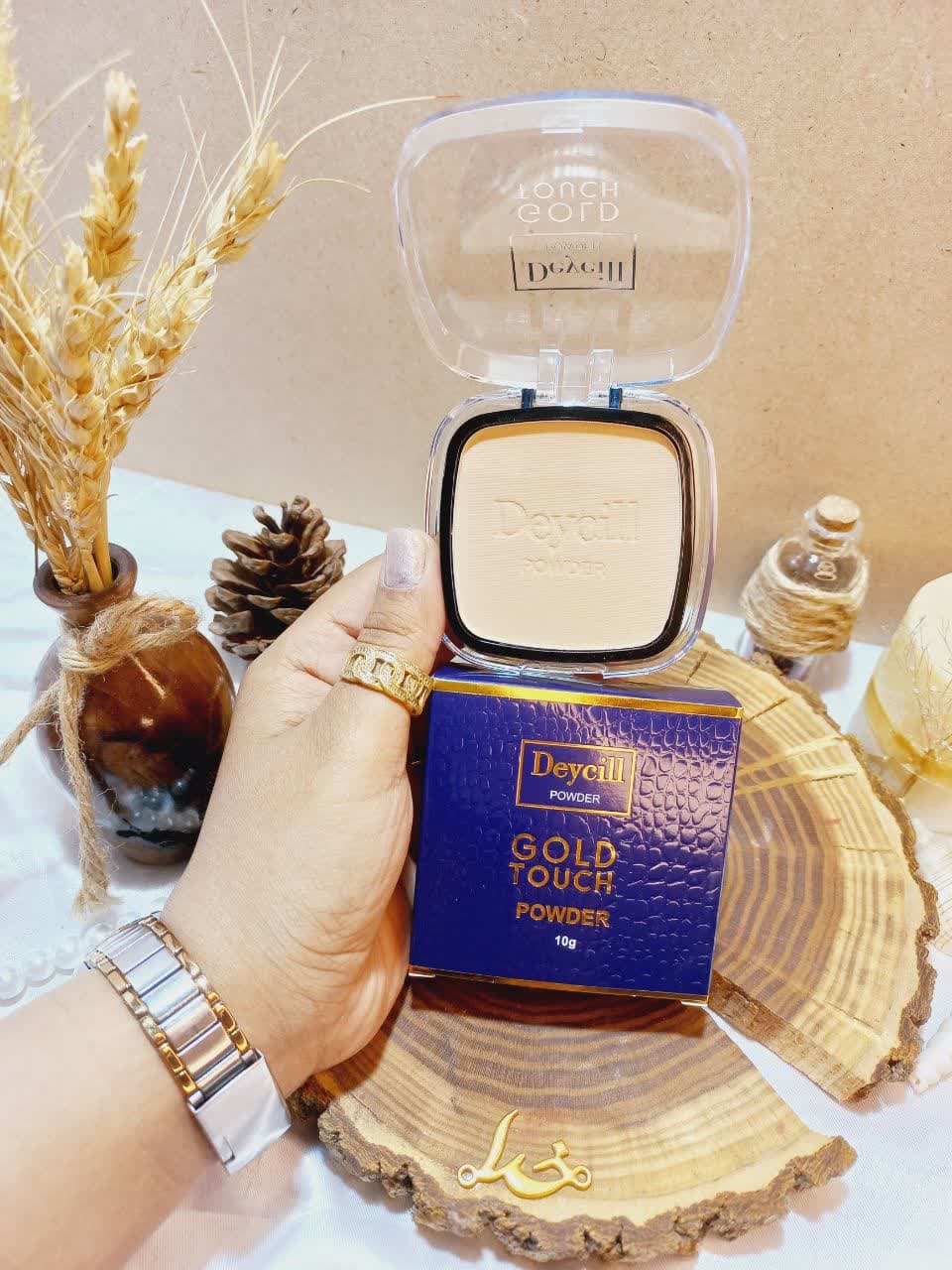 پنکک ضد آب مات دایسل گلد تاچ  DEYCILL GOLD TOUCH   کد15090