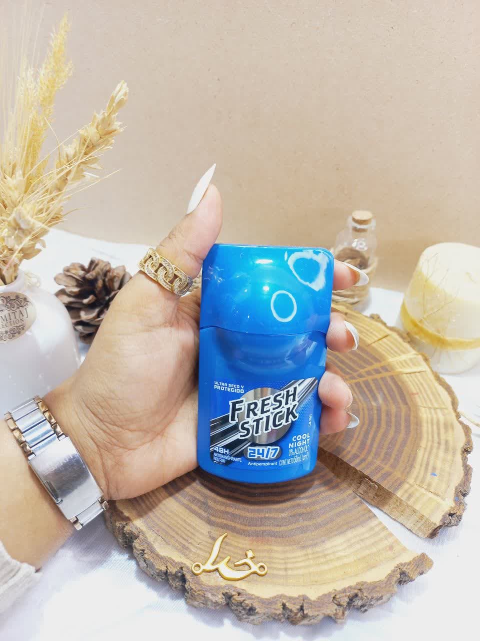 مام رولی 48 ساعته زیر بغل ضدتعریق فرش استیک Fresh Stick آّبی کد H002