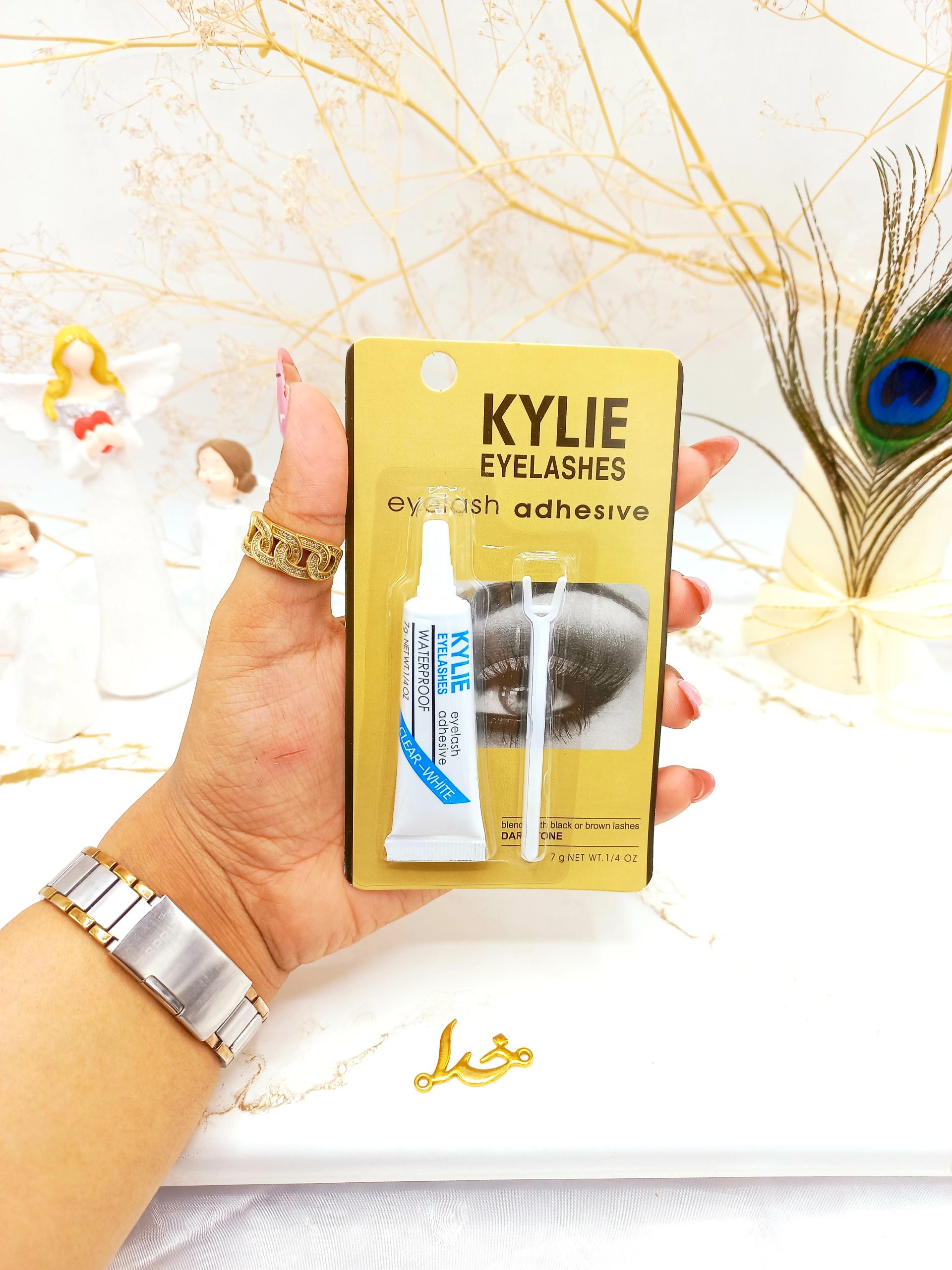 چسپ مژه کایلی KYLIE همراه با قاشقک کد EY817 | پخش عمده