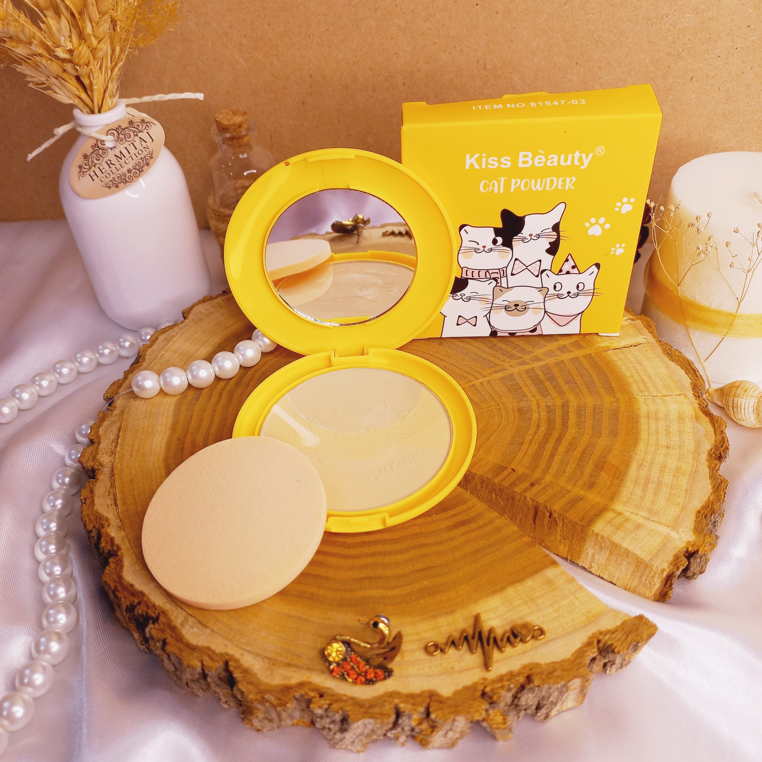 پنکک طرح گربه کیس بیوتی | پخش عمده