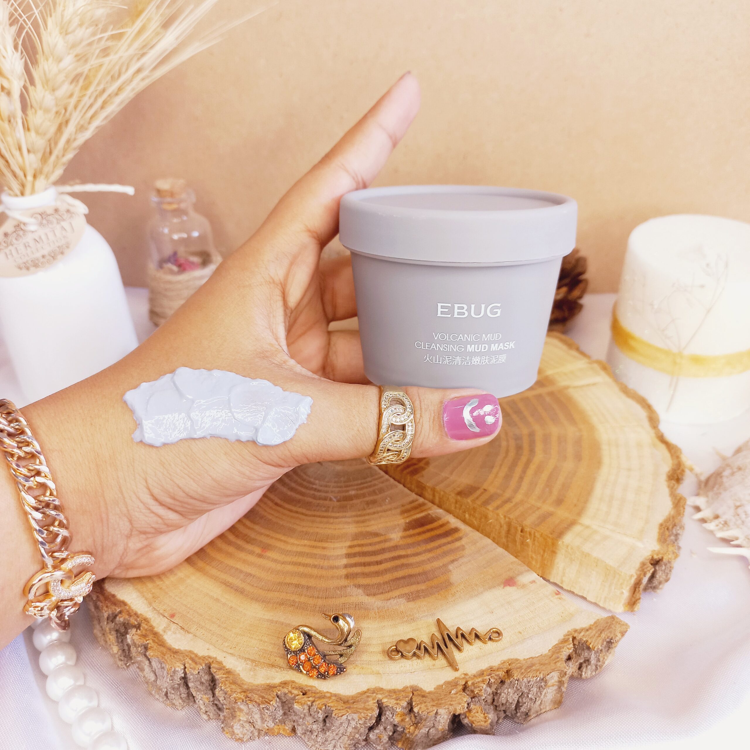 ماسک صورت گچی آتشفشان ایباگ EBUG