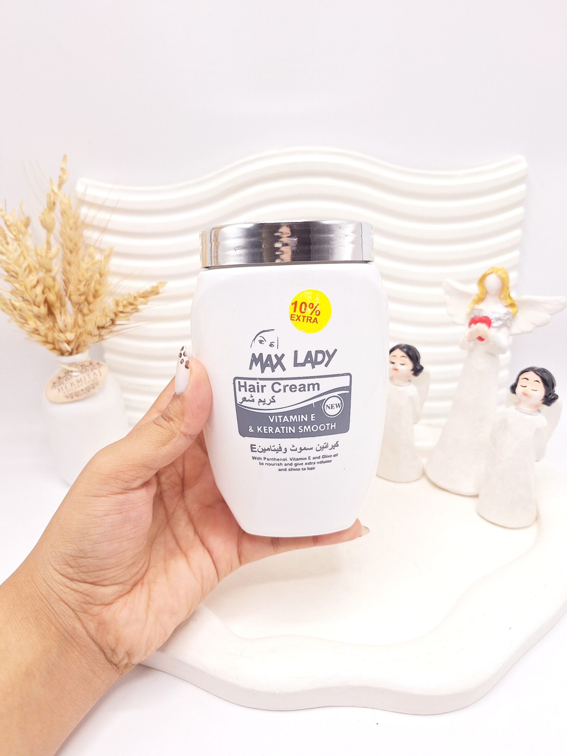 کرم مو نرم کننده و صاف کننده MAX LADY 100 درصد اورجینال کد 3548