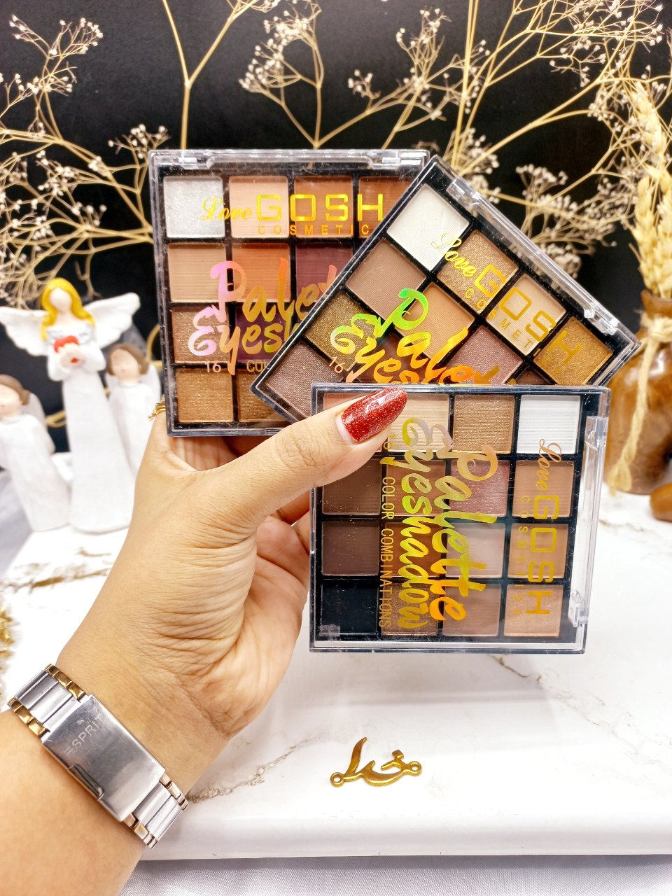پالت سایه 16 رنگ برند لاو گاش LOVE GOSH کد 8097