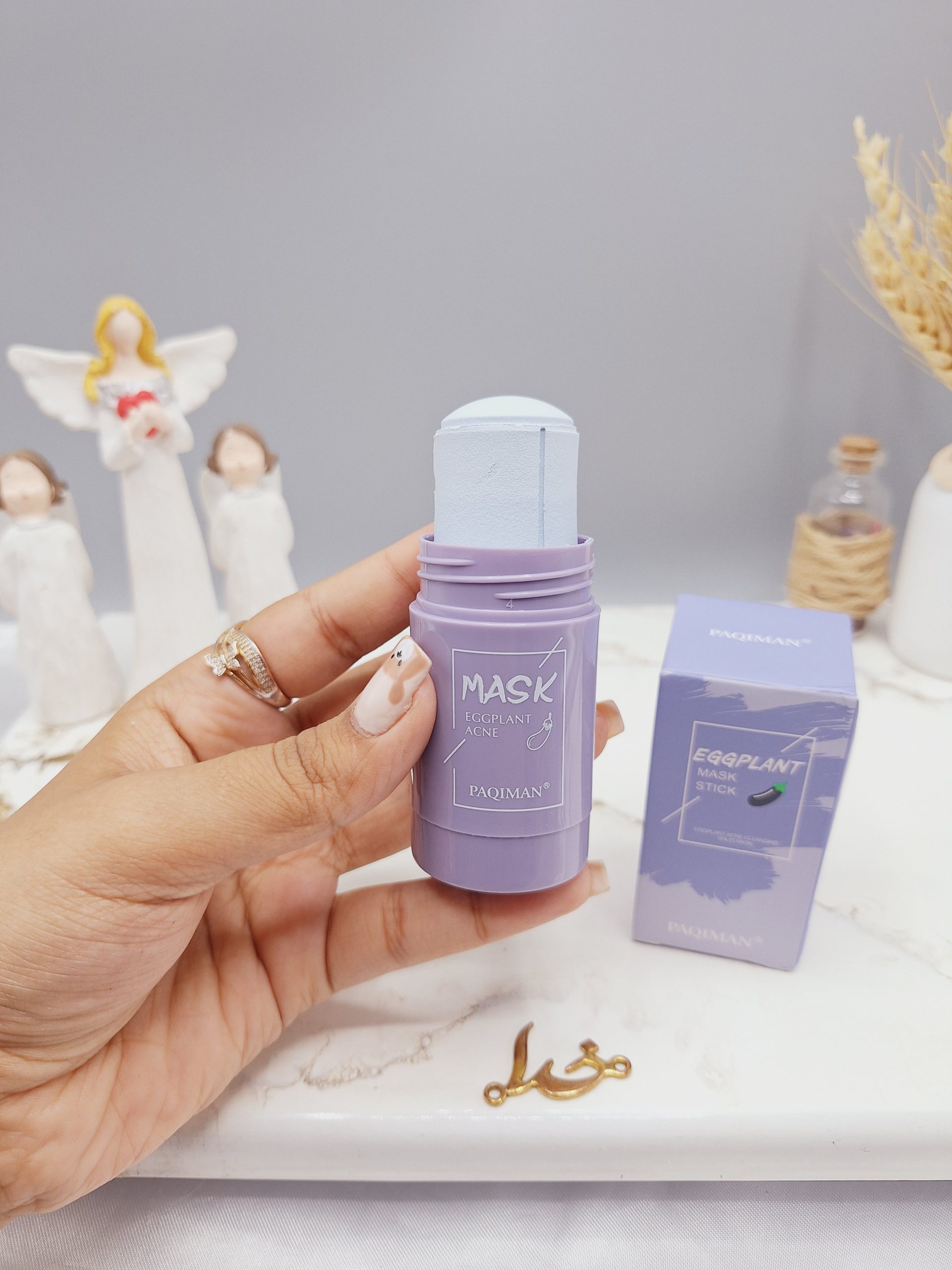 استیک ماسک جادویی تمیز کننده عمیق پوست رایحه بادمجان برند PAQIMAN کد 3014