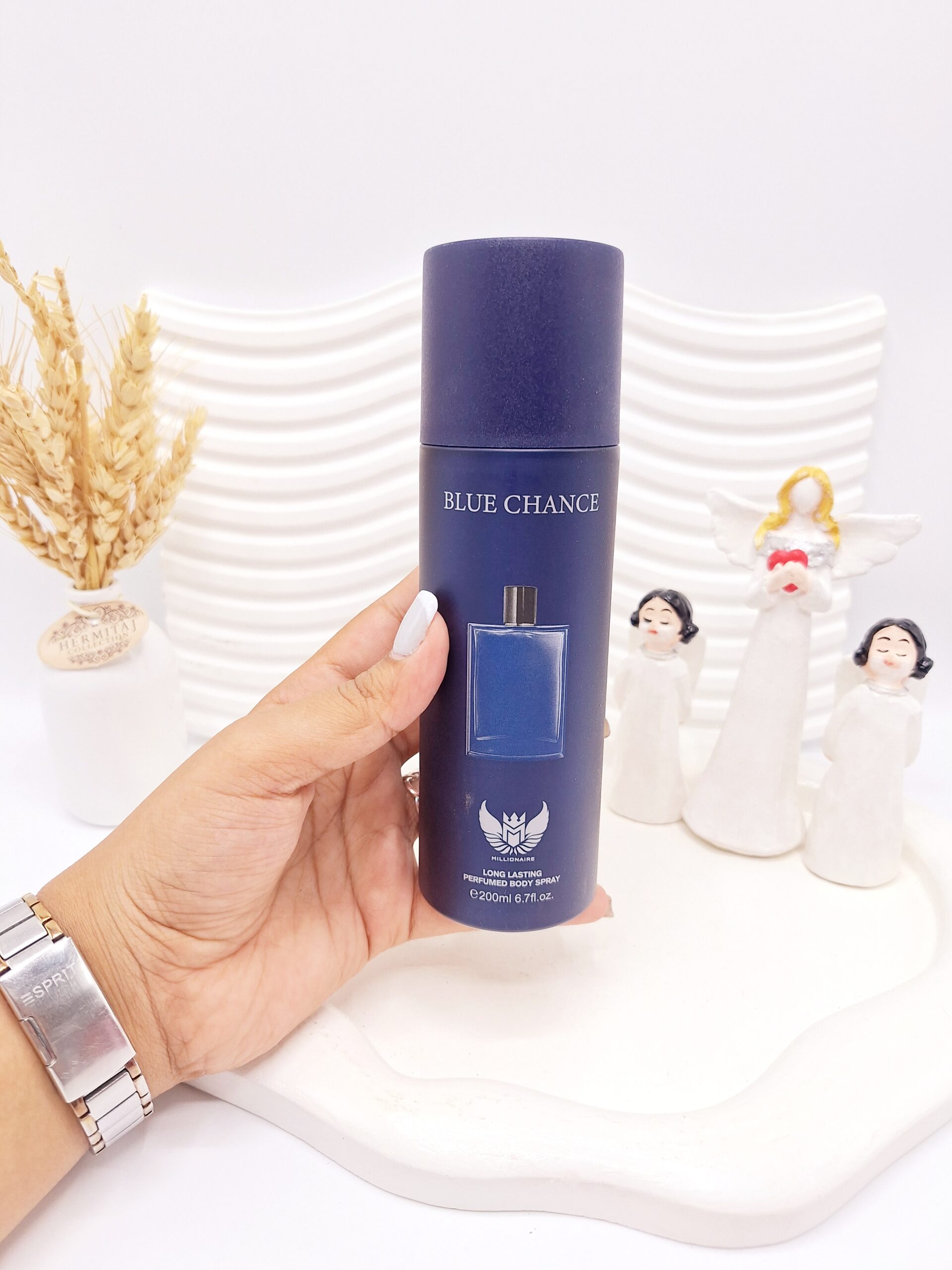 اسپری خوشبو کننده بدن مردانه BLUE CHANCE کد 7073