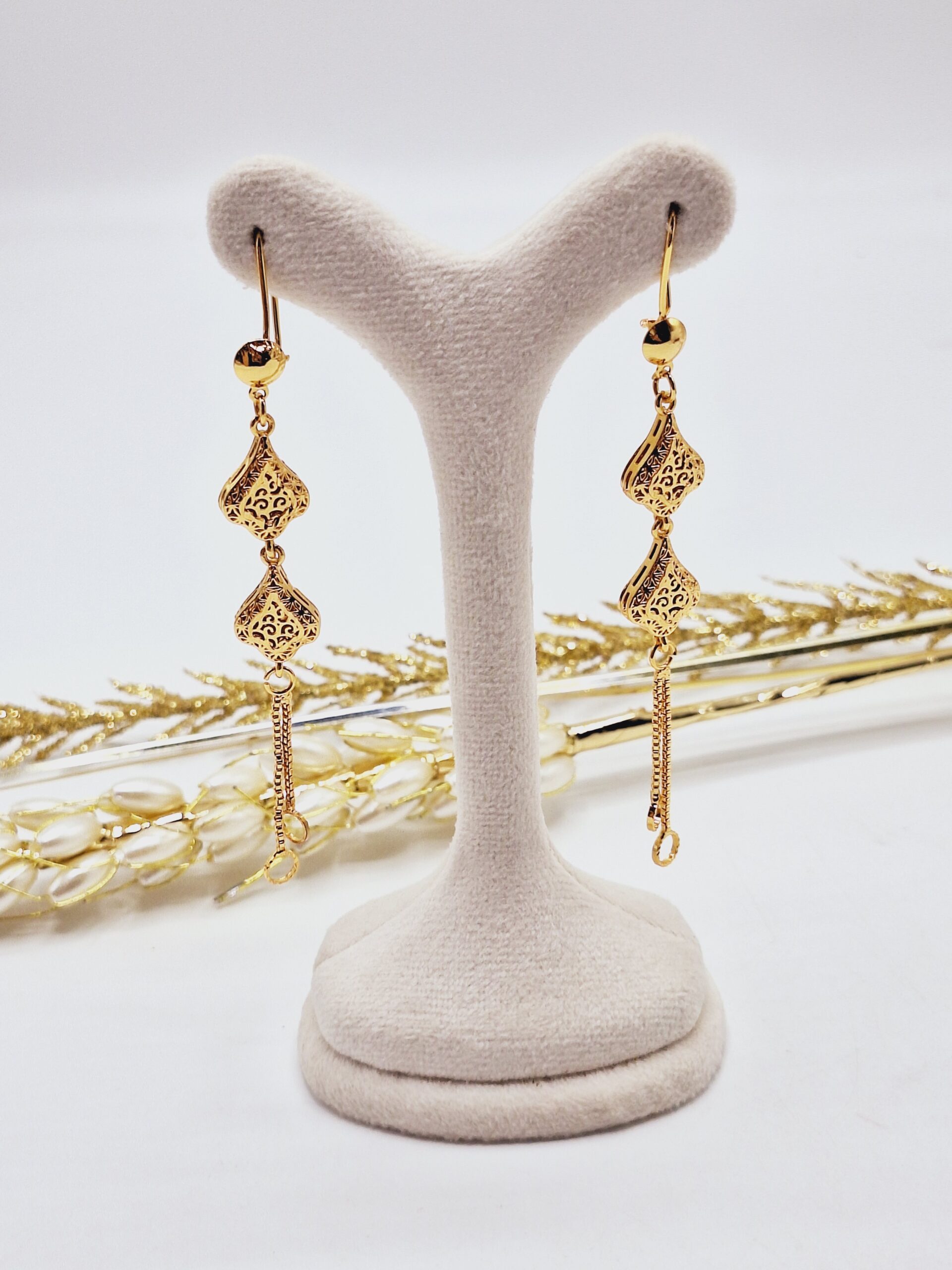 گوشواره مجلسی آویز دار مارک ژوپینگ