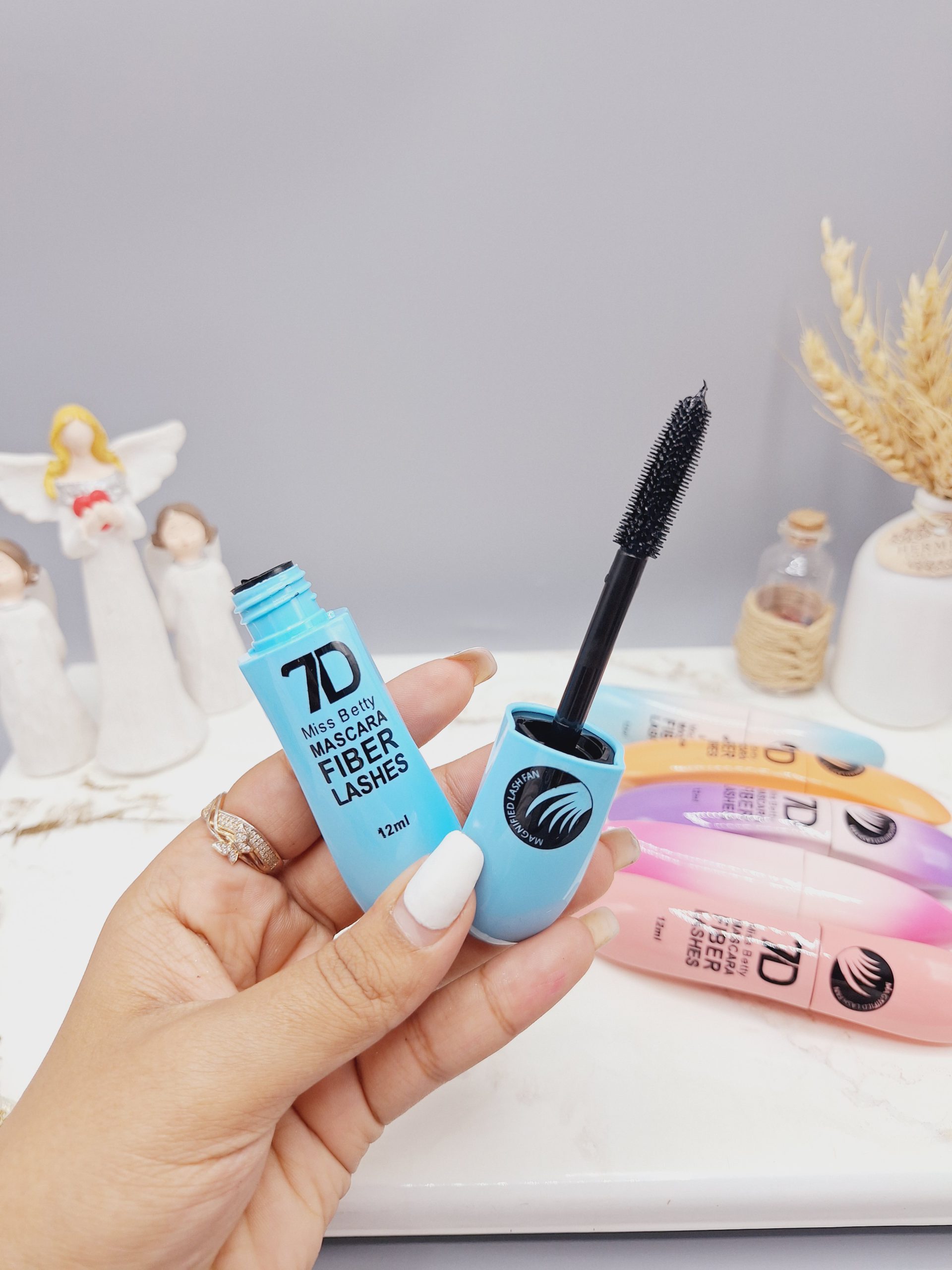 ریمل 7 بعدی برند میس بیوتی بدنه رنگی کد M268