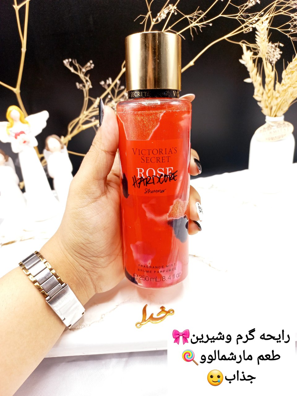 بادی اسپلش 250 ml شاین دار ویکتوریا سکرت مدل ROSE اورجینال