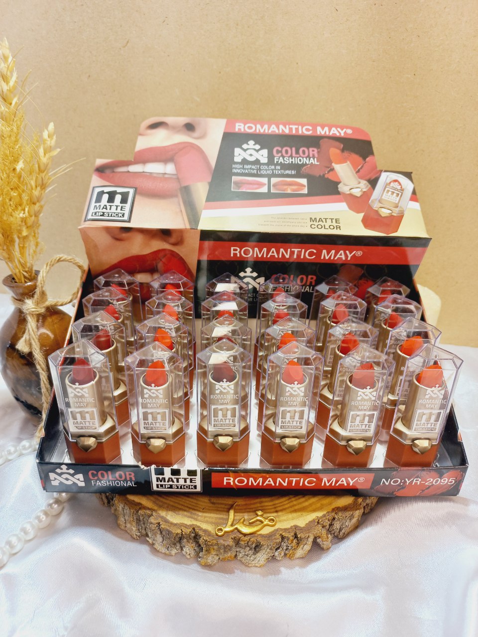 رژ جامد پرطرفدار رومانتیک می ROMANTIC MAY کد YR2095