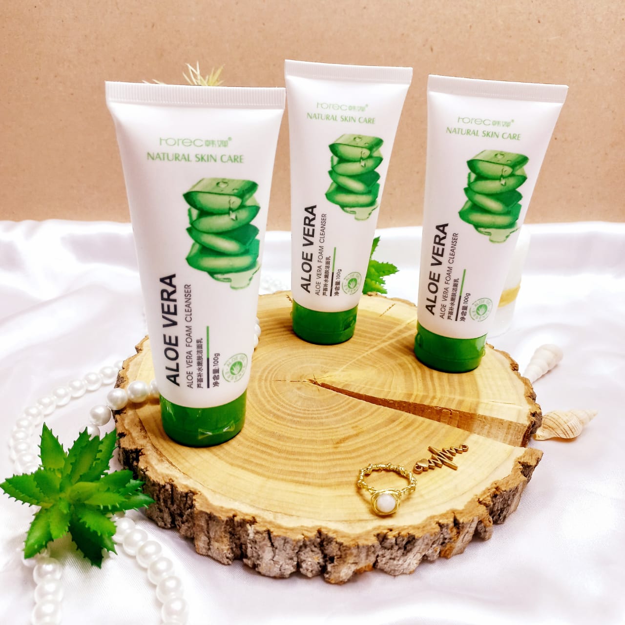 فوم شوینده صورت آلوئه ورا رورک Rorec | پخش عمده