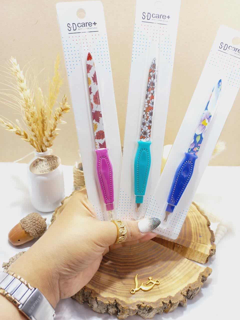 سوهان و گوشه گیر ناخن طرح دار SD care کد 2208