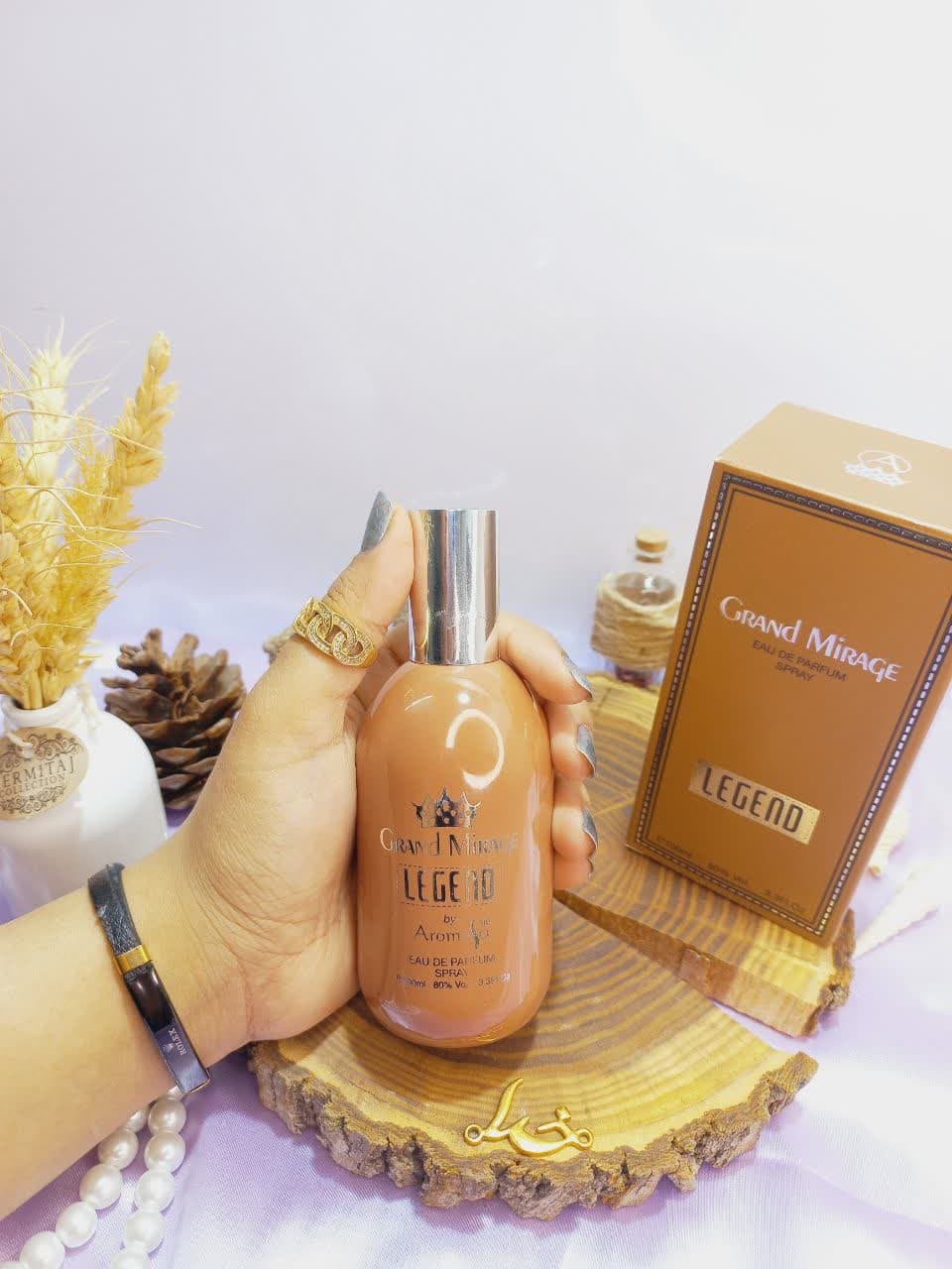 ادکلن لجند گرند میراژ آروماسو GRAND MIRAGE LEGEND (قهوه ای) اورجینال ساخت فرانسه