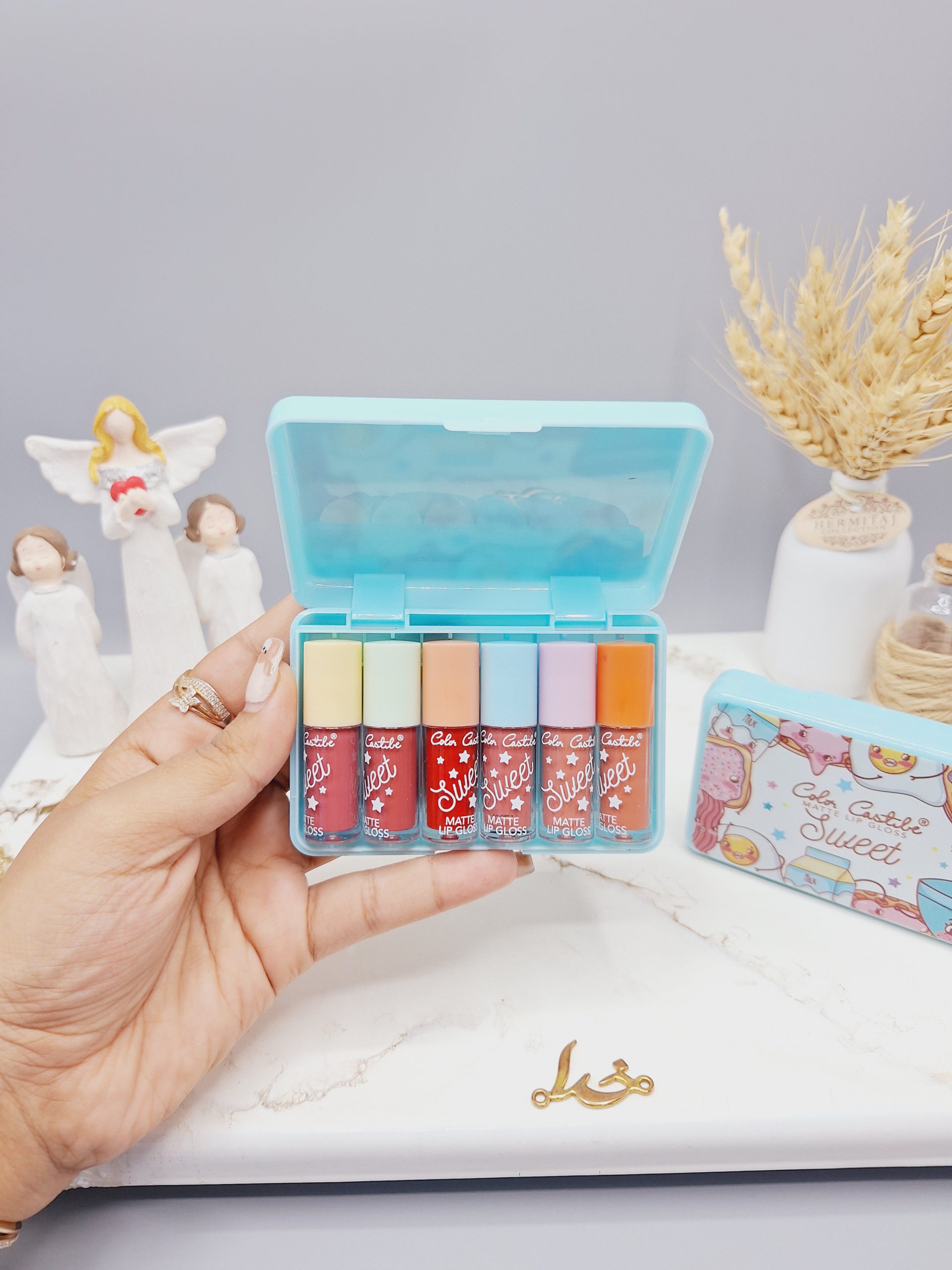 پک رژ لب مایع 6عددی مینی کالر کاستل کد 4149