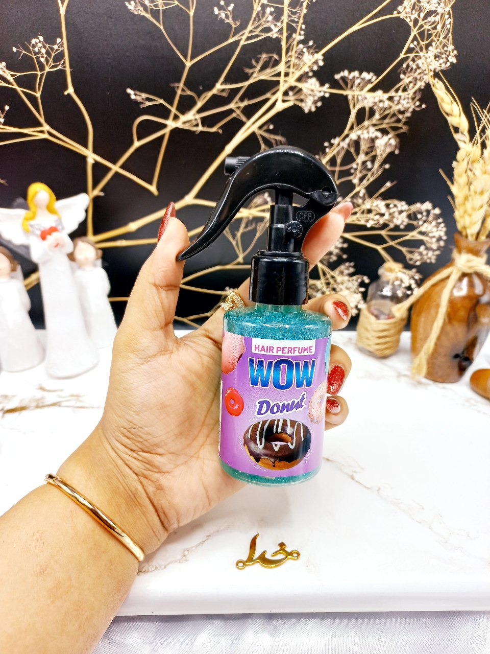 عطر مو خوش بو دونات 130ml برند واو WOW کد 25