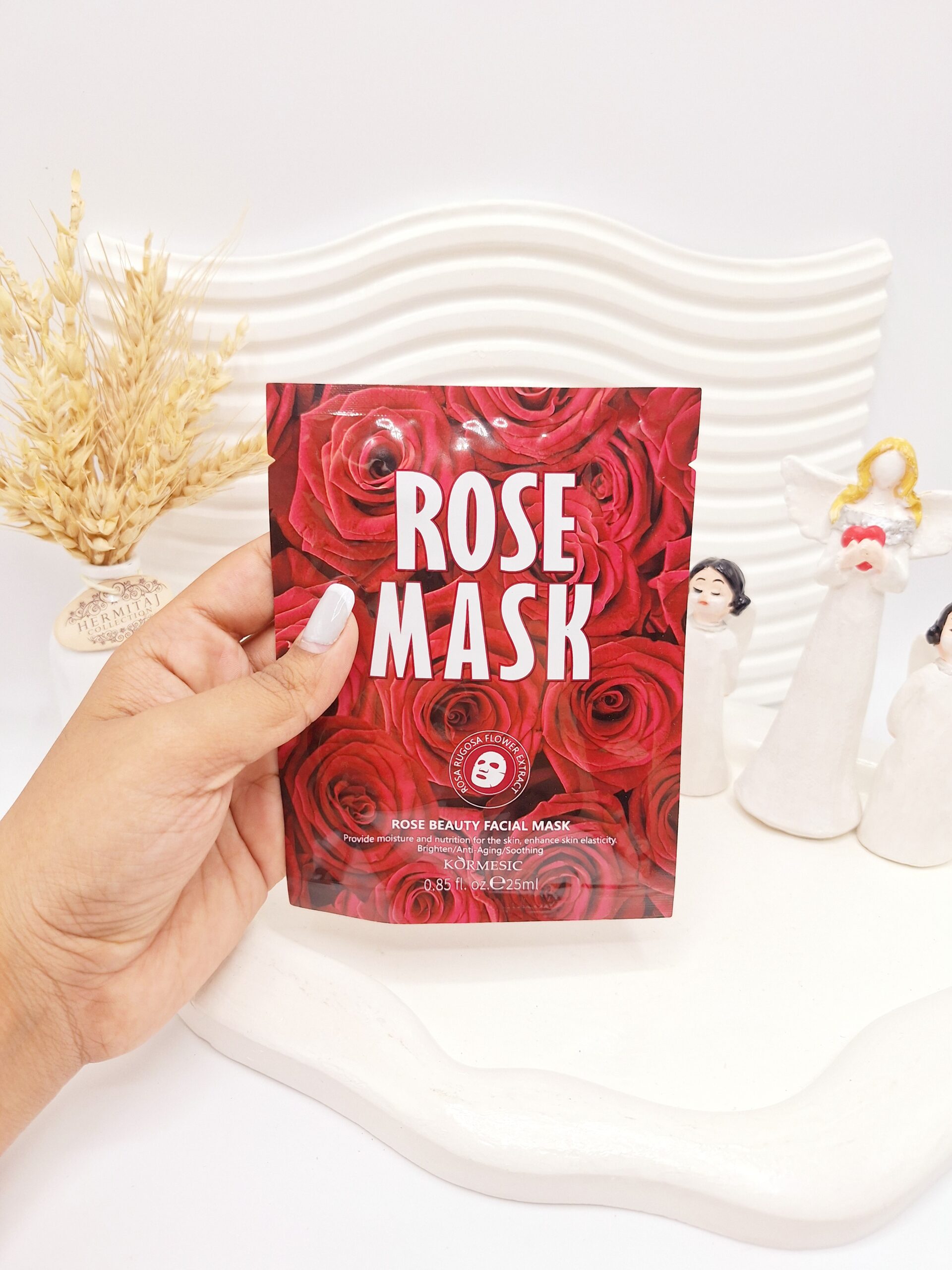ماسک ورقه ای گل رز ROSE MASK کد 3821