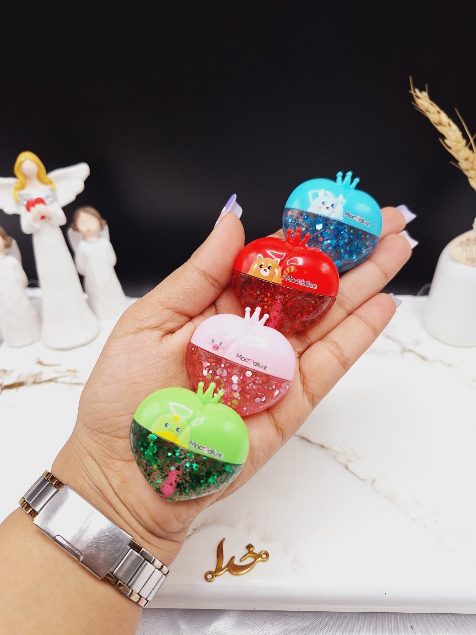 برق لب قلبی طرح حیوانات کیوت موکالره Mocallure کد 827032