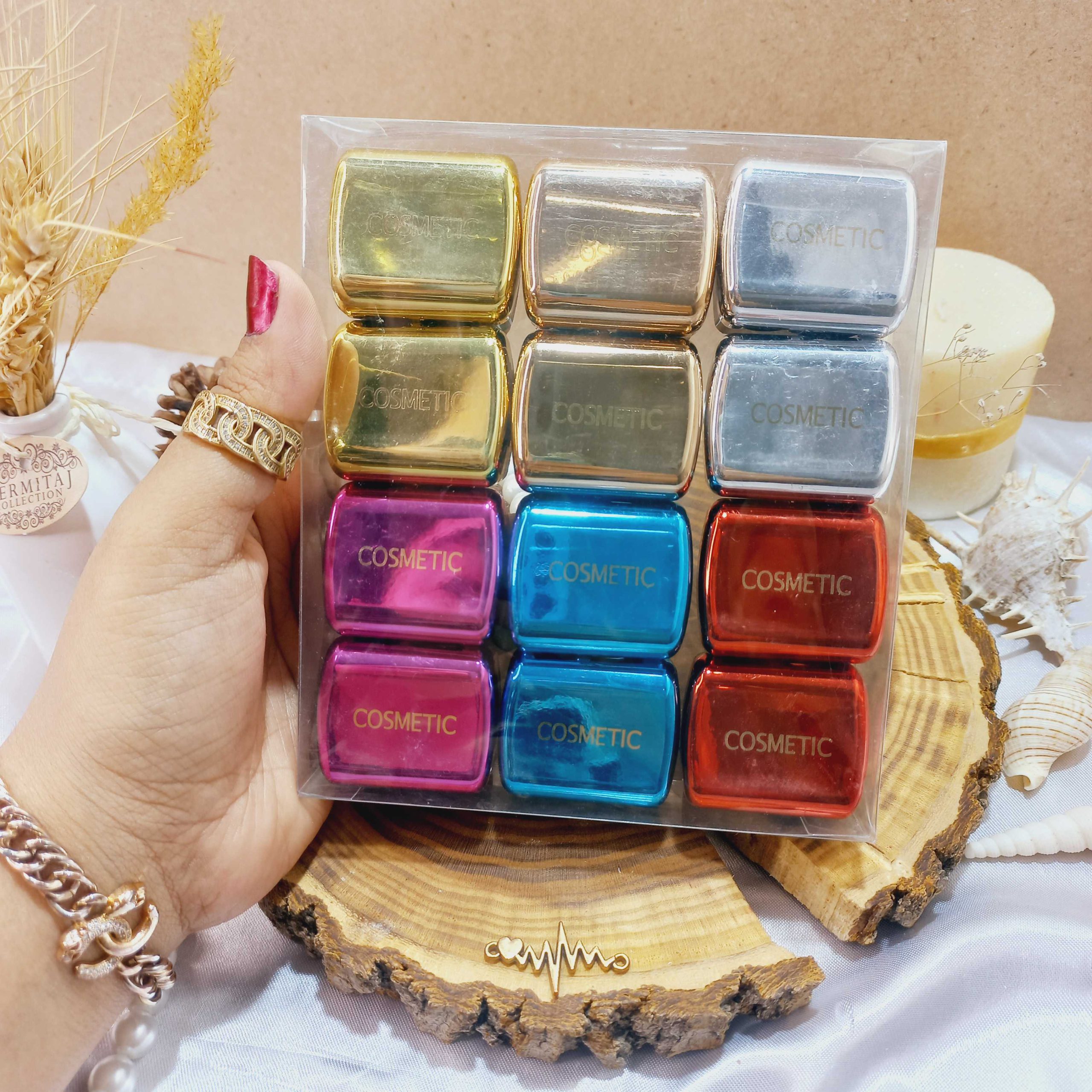 مداد تراش آرایشی دوقلو رنگی Cosmetic| پخش عمده