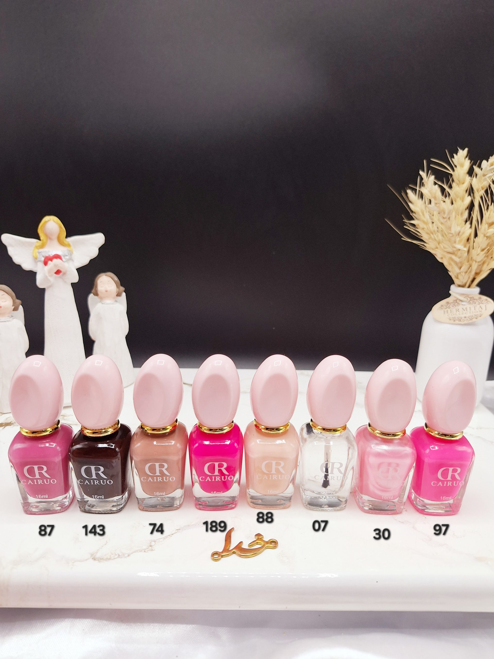 لاک ناخن زیبای طرح مهر انگشت CAIRUO کد 5965