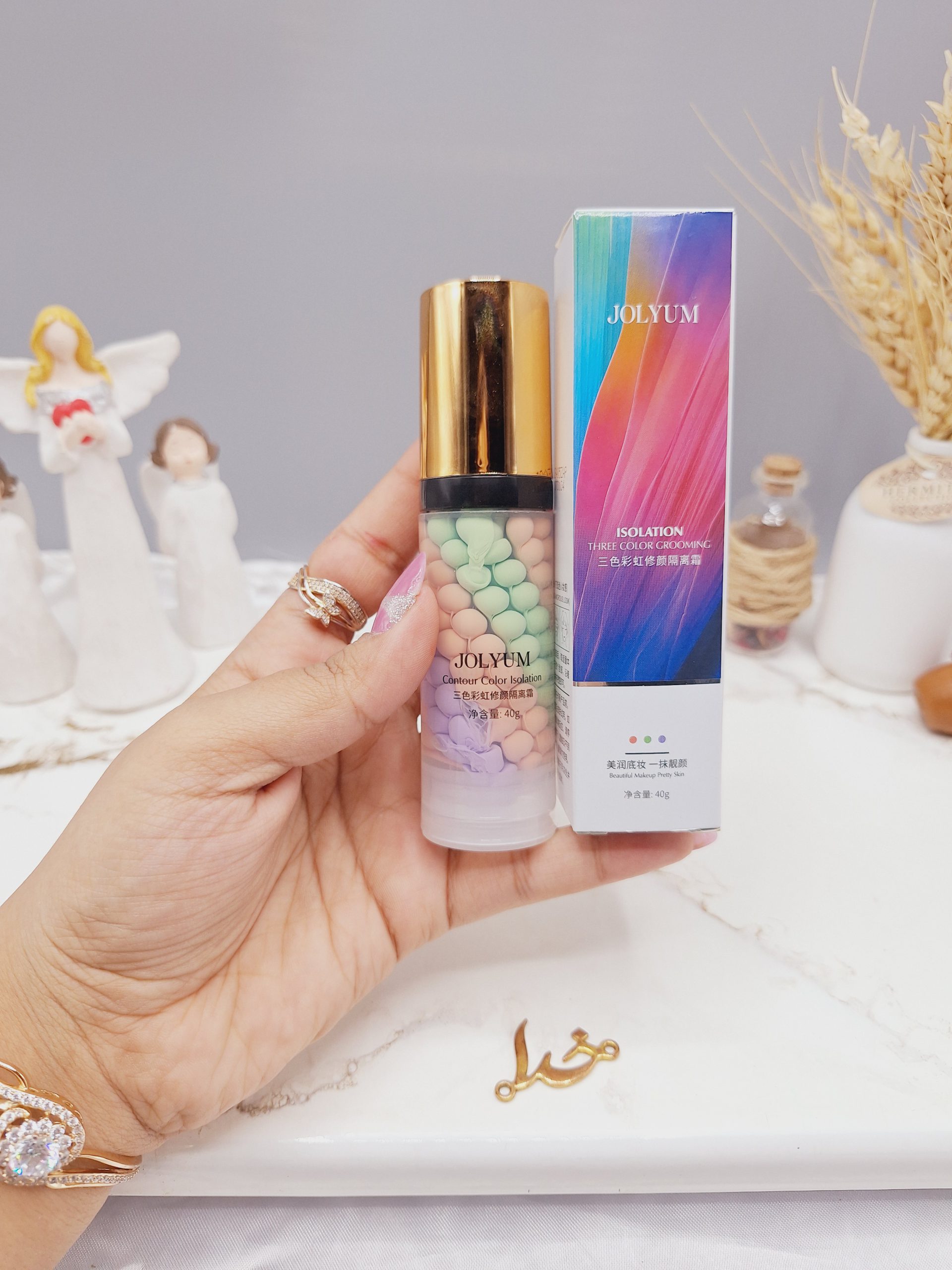 پرایمر رنگین کمانی تثبیت کننده آرایش جولیام JOLYUM وزن 40 گرم کد 58703
