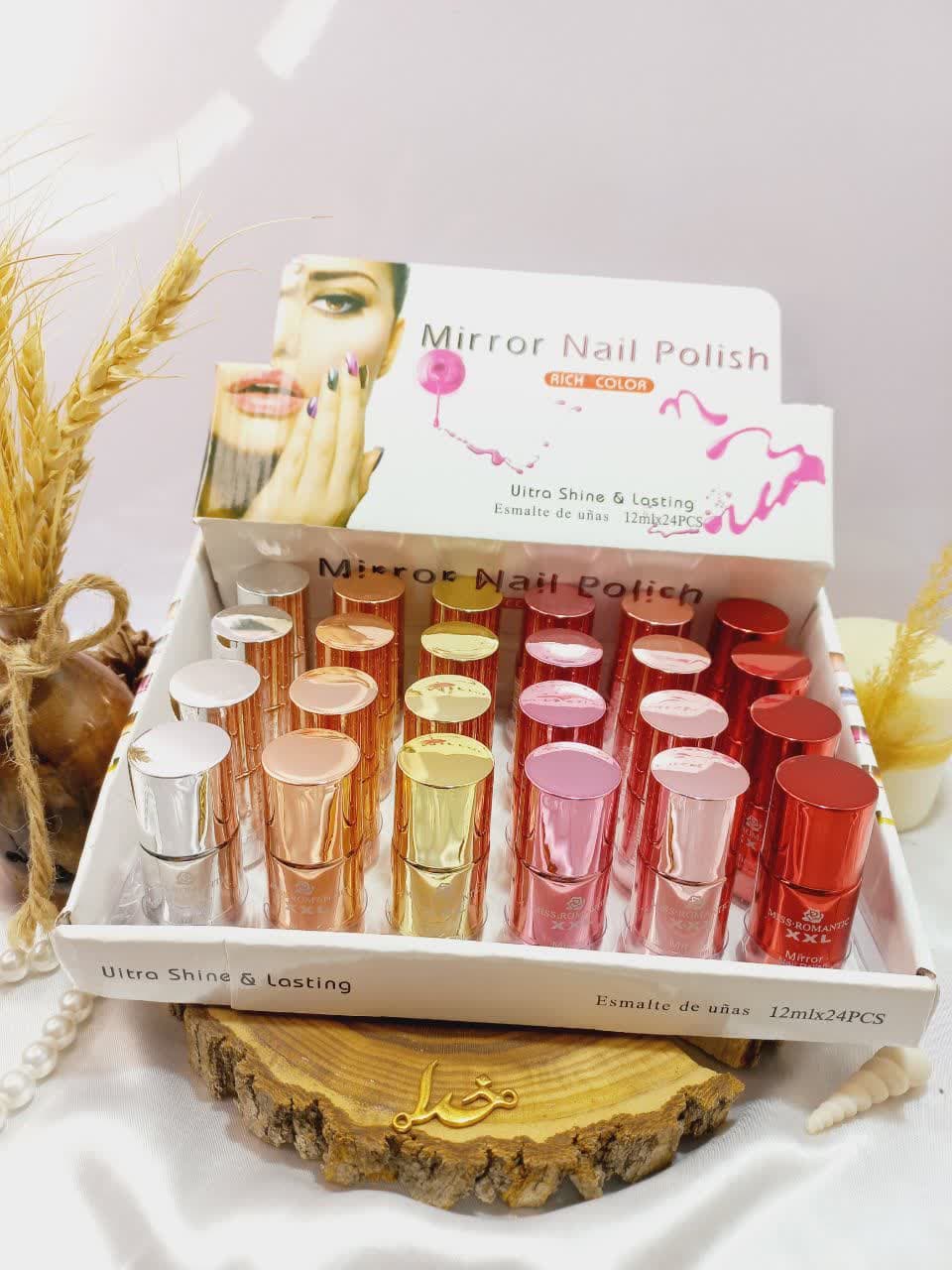 لاک آینه ای پرطرفدار نایلی پولیش NAIL POLISH کد Z9045 | پخش عمده