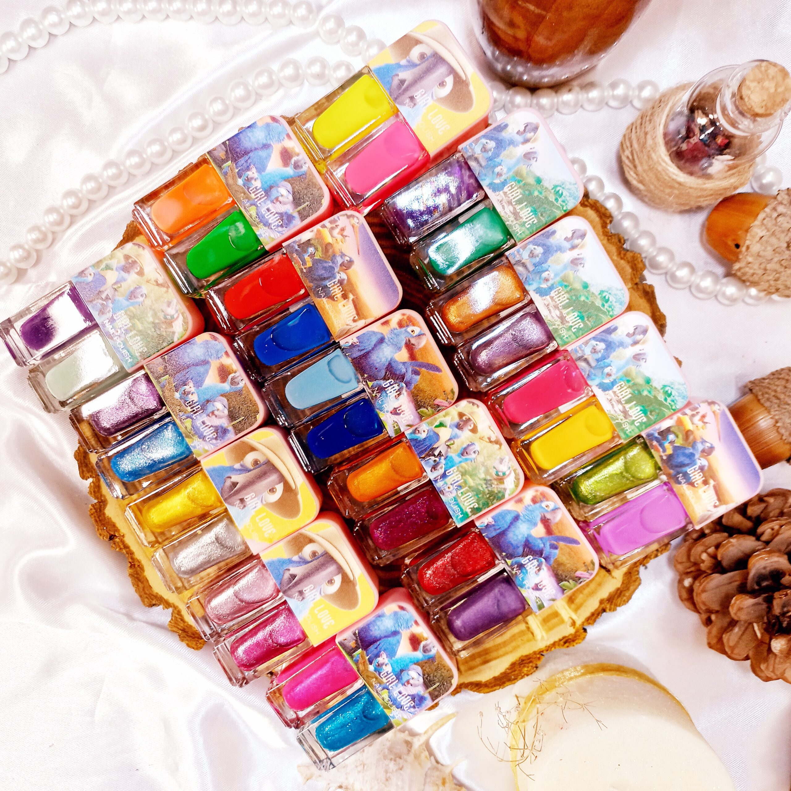 لاک دوقلو تک شاخ نایلی پولیش nail polish | پخش عمده