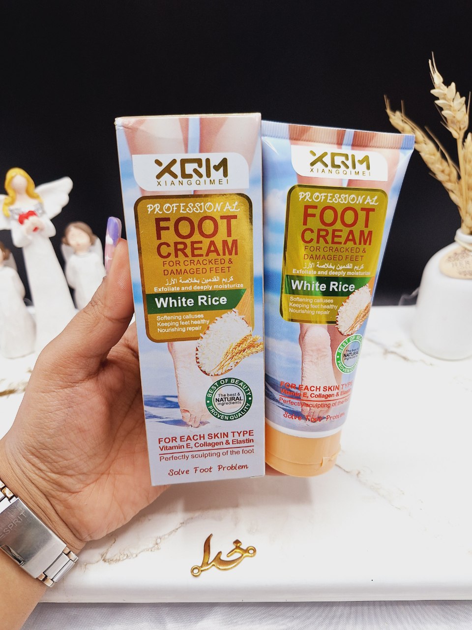 کرم لایه بردار ترک پا با عصاره برنج XQM کد X2261