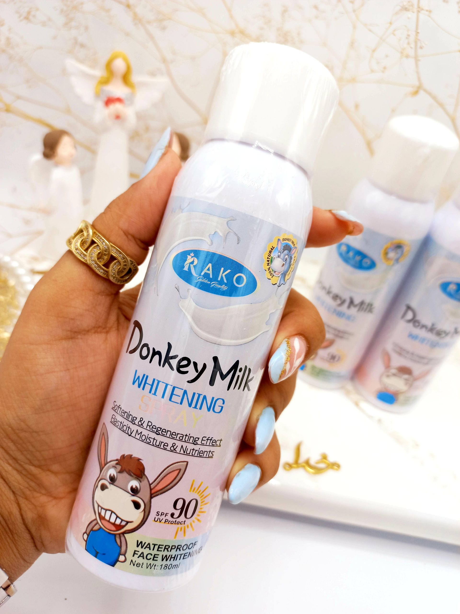 اسپری ضد آفتاب و سفید کننده 90 درصد شیر الاغ راکو RAKO کد RK985