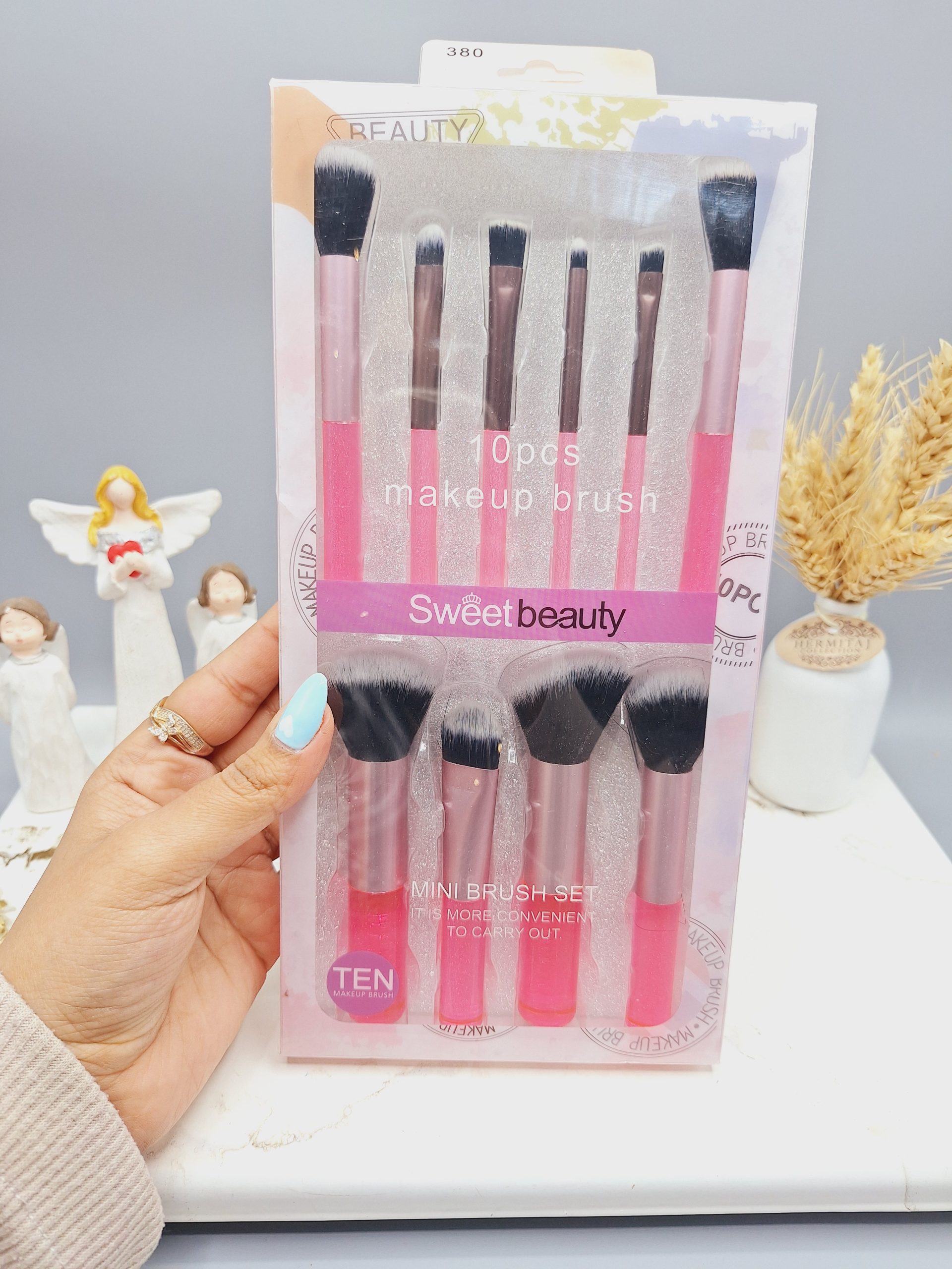 ست براش 10 تیکه برند Sweet beauty  کد NO:SZ-380