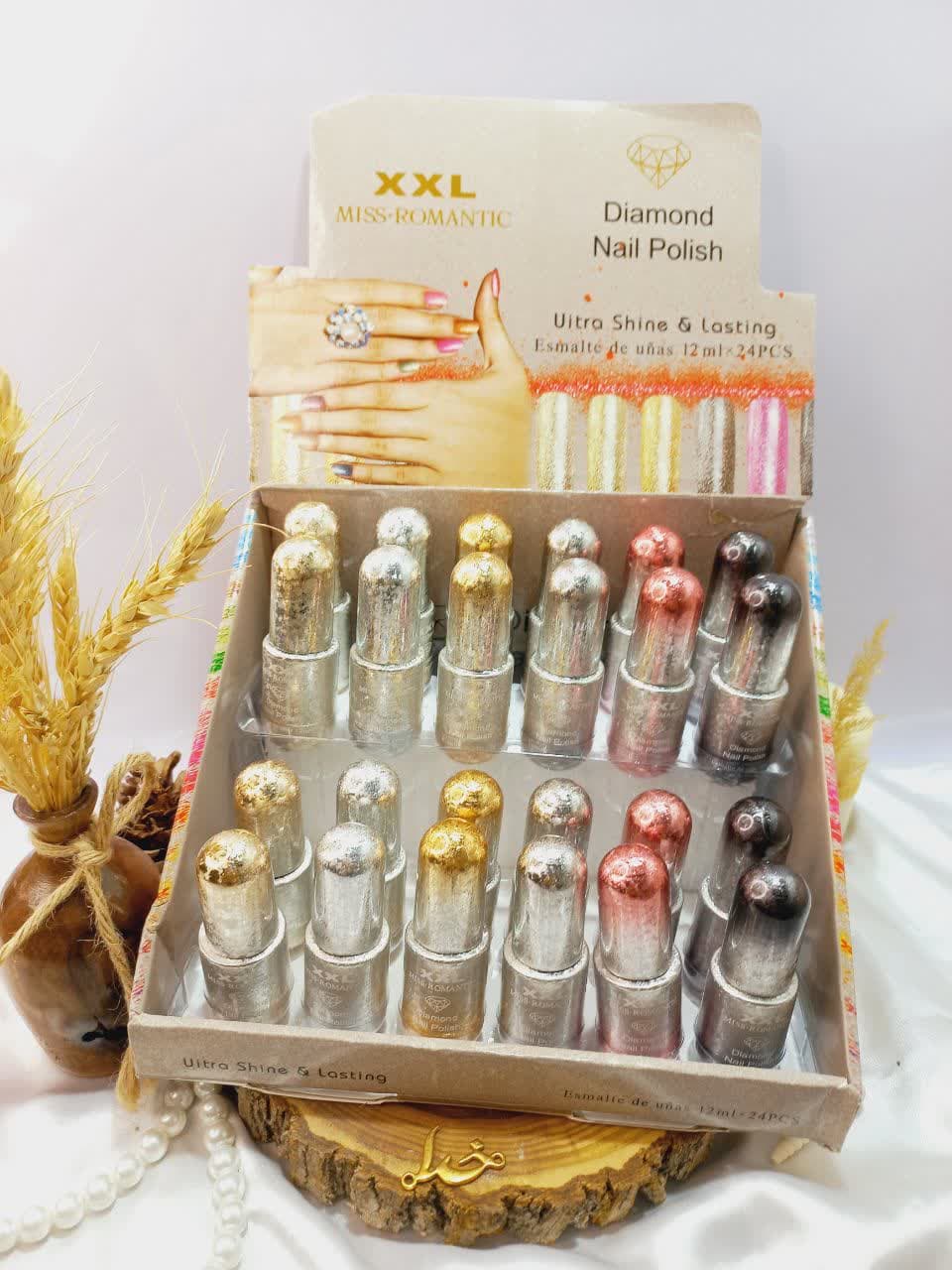 لاک شاین دار اکلیلی پرطرفدار نایلی پولیش NAIL POLISH کد Z9053 | پخش عمده