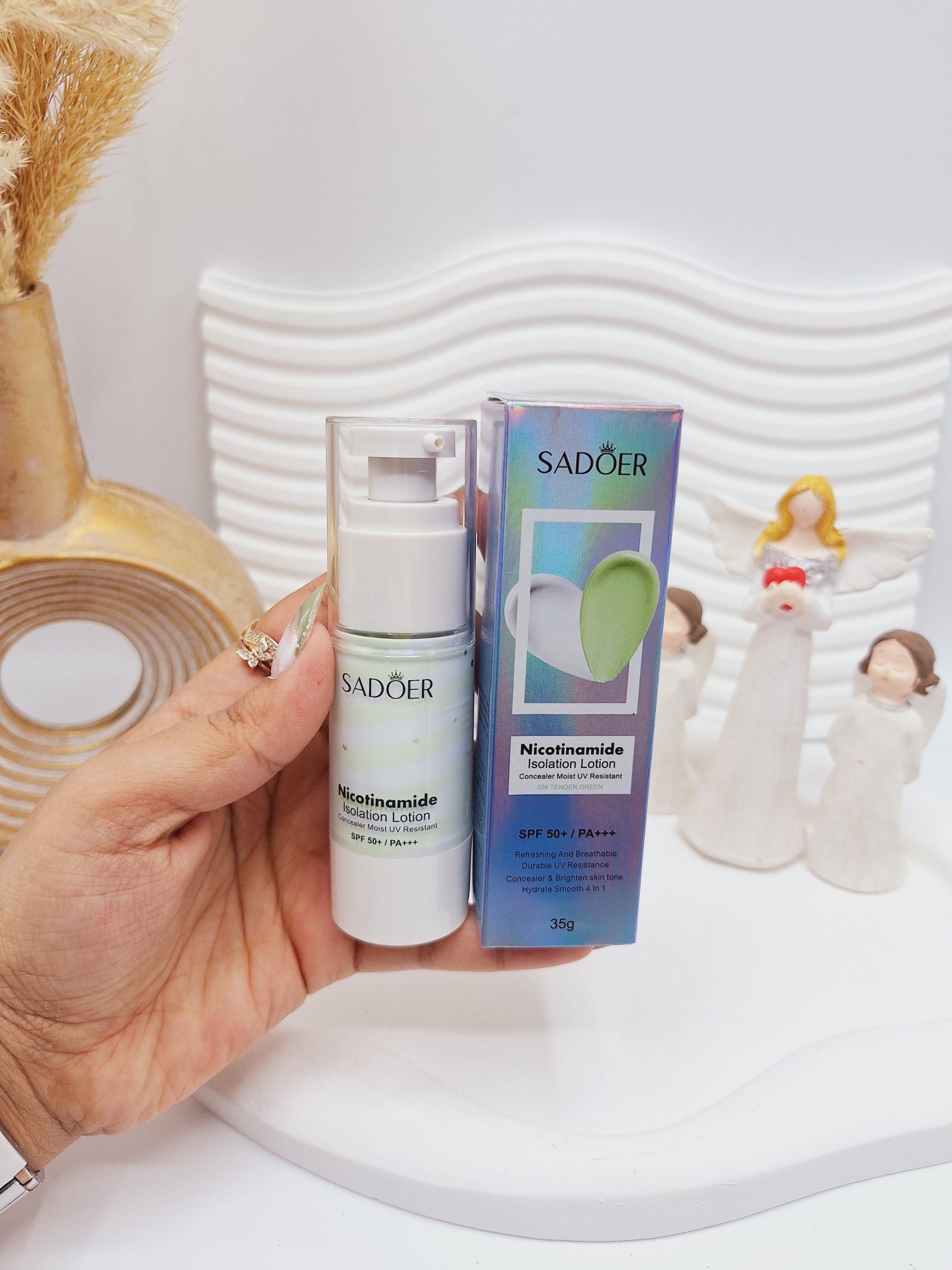 پرایمر و ضد آفتاب دو رنگ نیکوتینامید سادور کد 51148