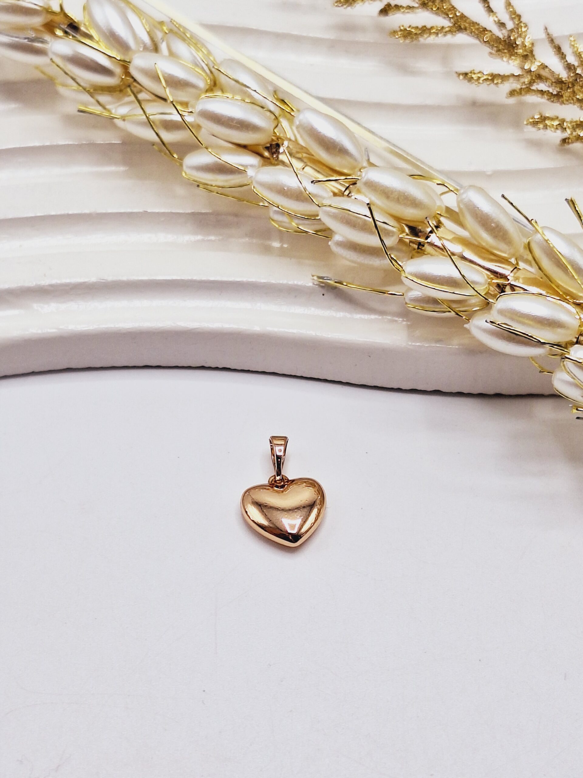 پلاک تک قلب طلایی ژوپینگ