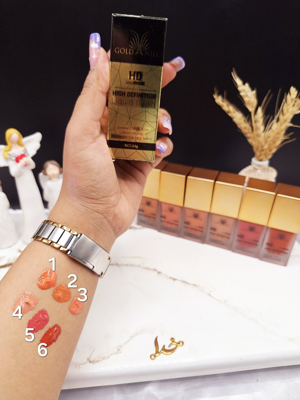 رژگونه با کیفیت عالی برند گلد آنجل GOLD ANJEL کد GA1911_8