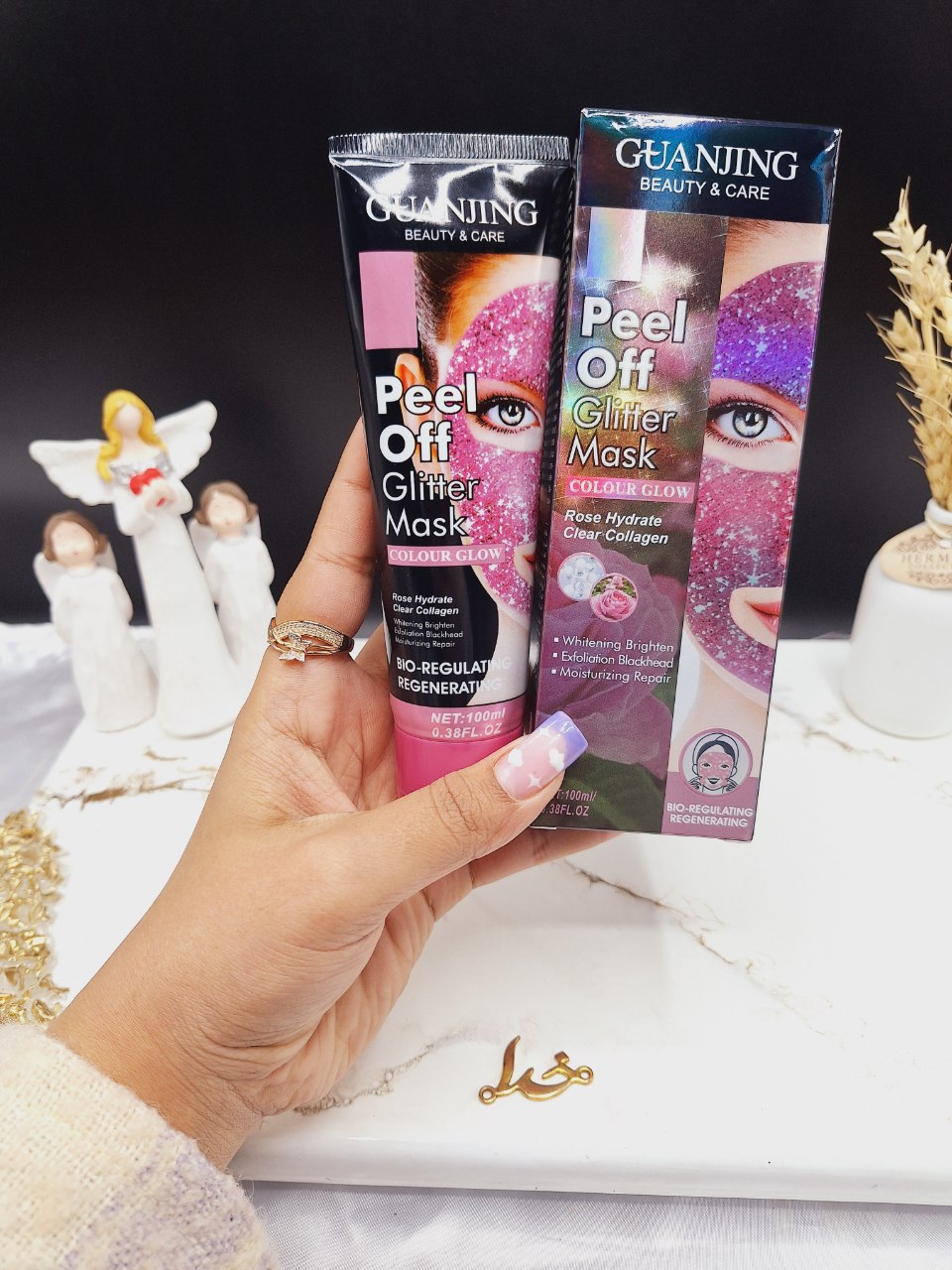 ماسک لایه بردار پیل آف گلیتری GUANJING کد GJ 7069