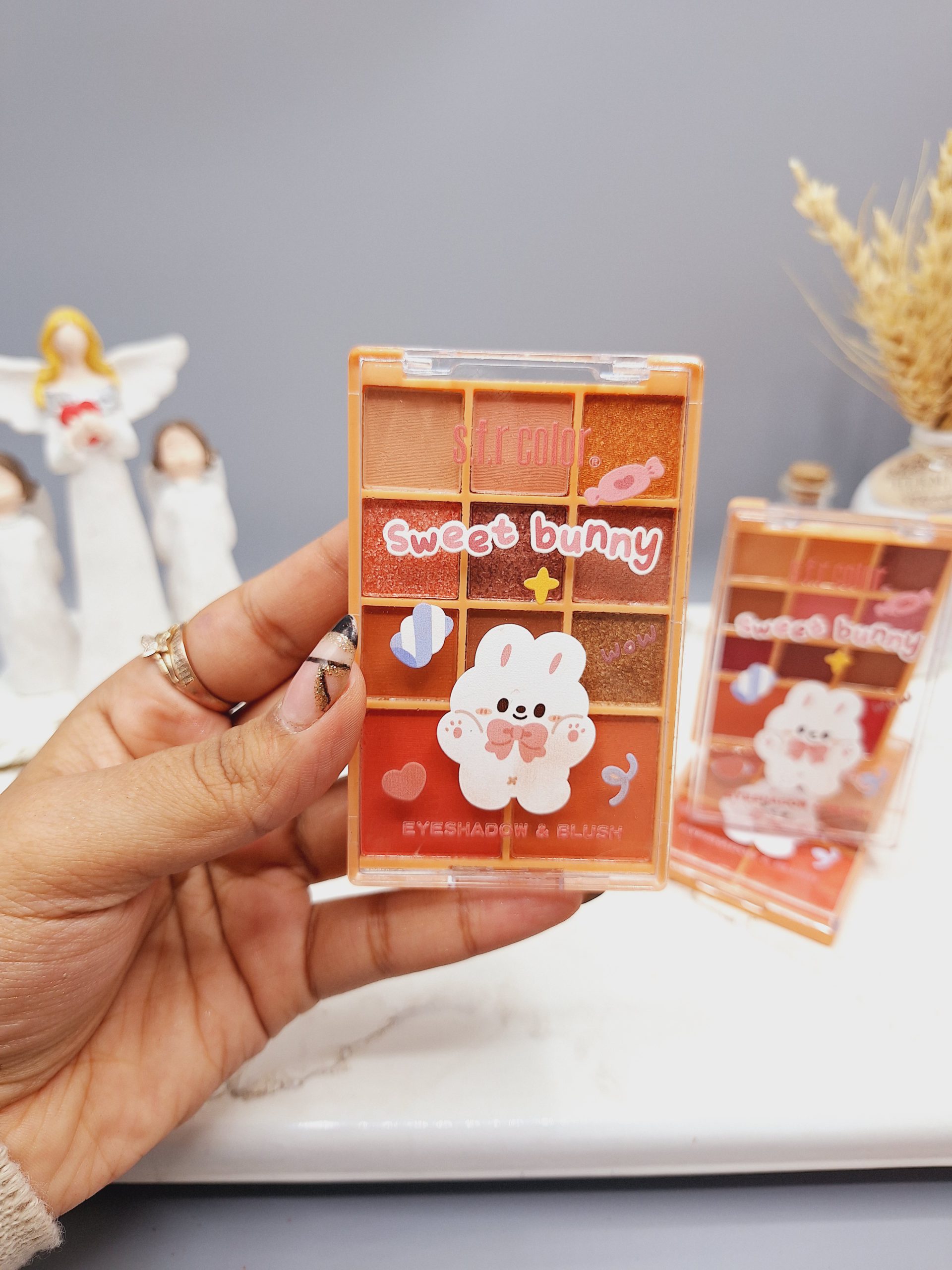 پالت سایه و رژ گونه 11 تایی طرح خرسی کد 8089