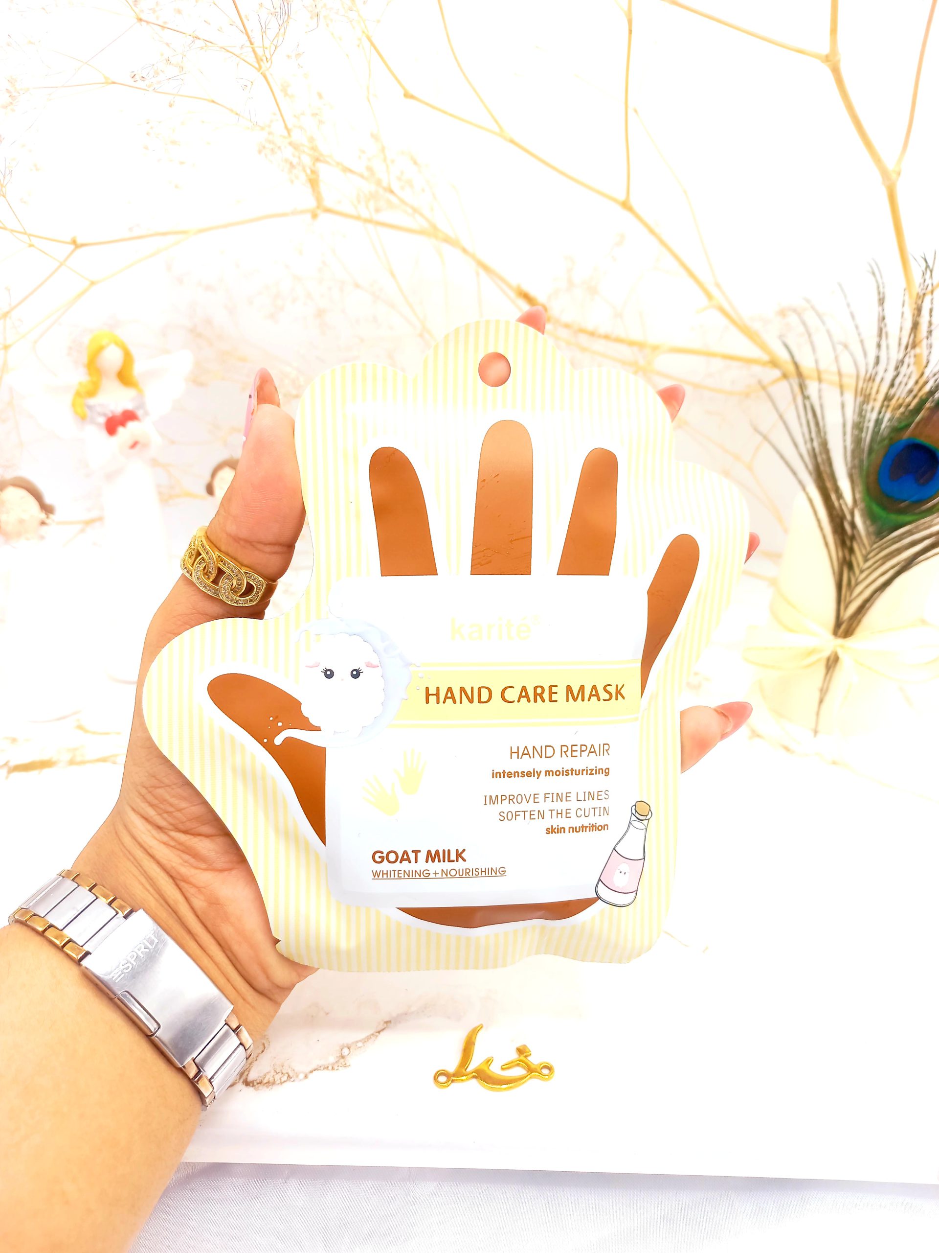 ماسک ورقه ای دست شیر گوسفند کاریته karite  کد 116547