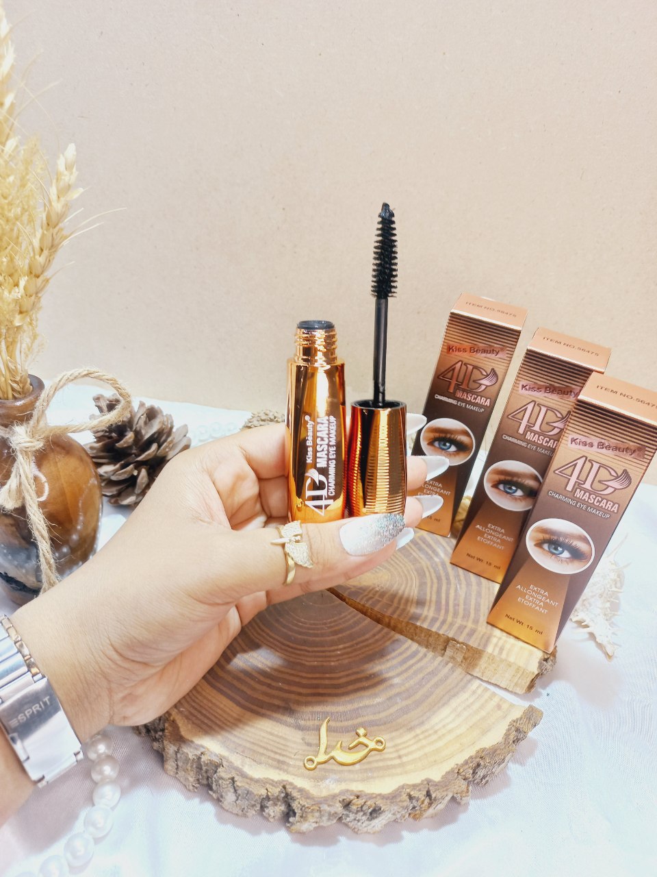 ریمل پرطرفدار 4 بعدی کیس بیوتی KISS BEAUTY کد 56475