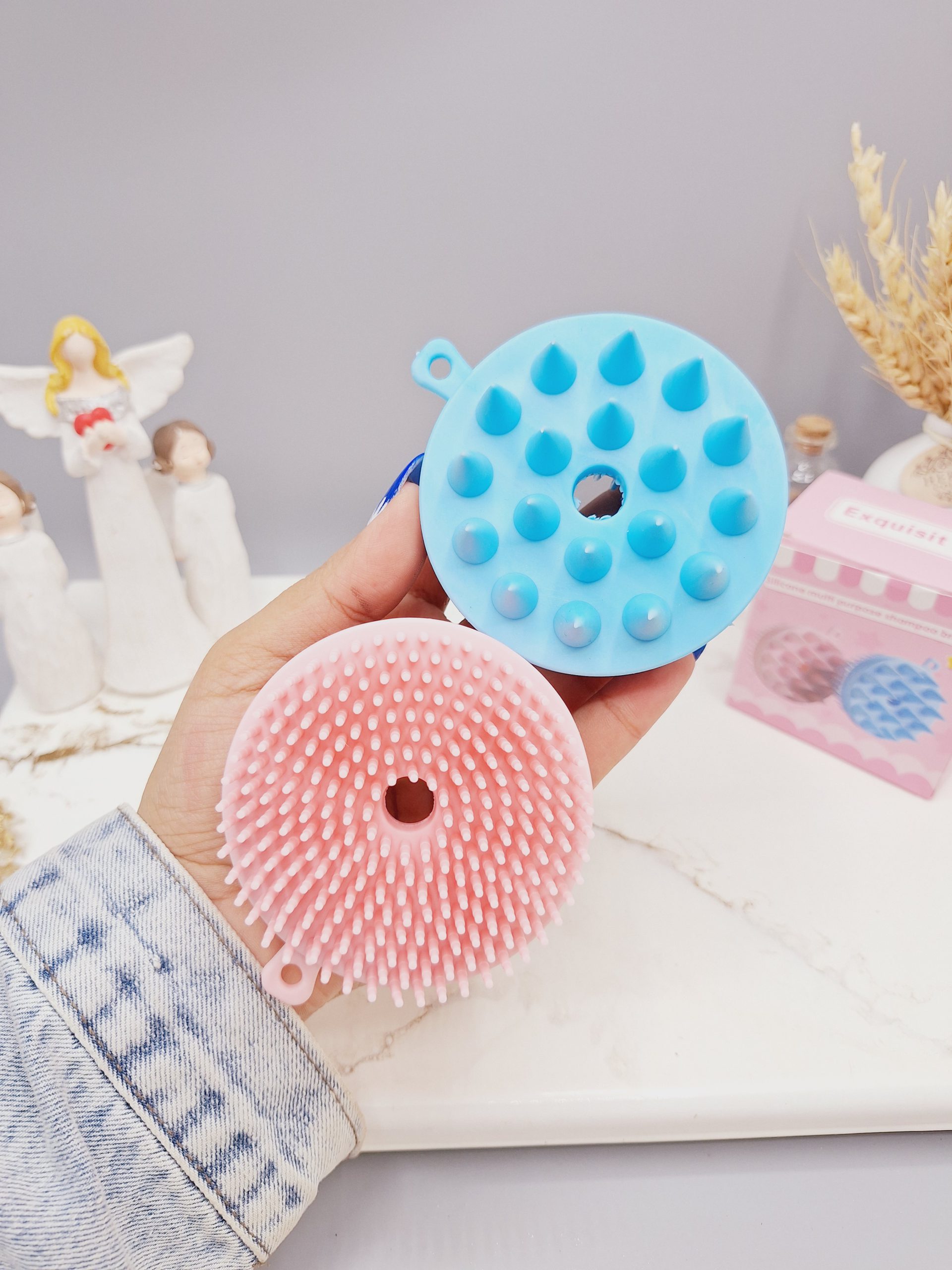 سرشور و برس شستشوی بدن و سر 2 کاره کیفیت عالی