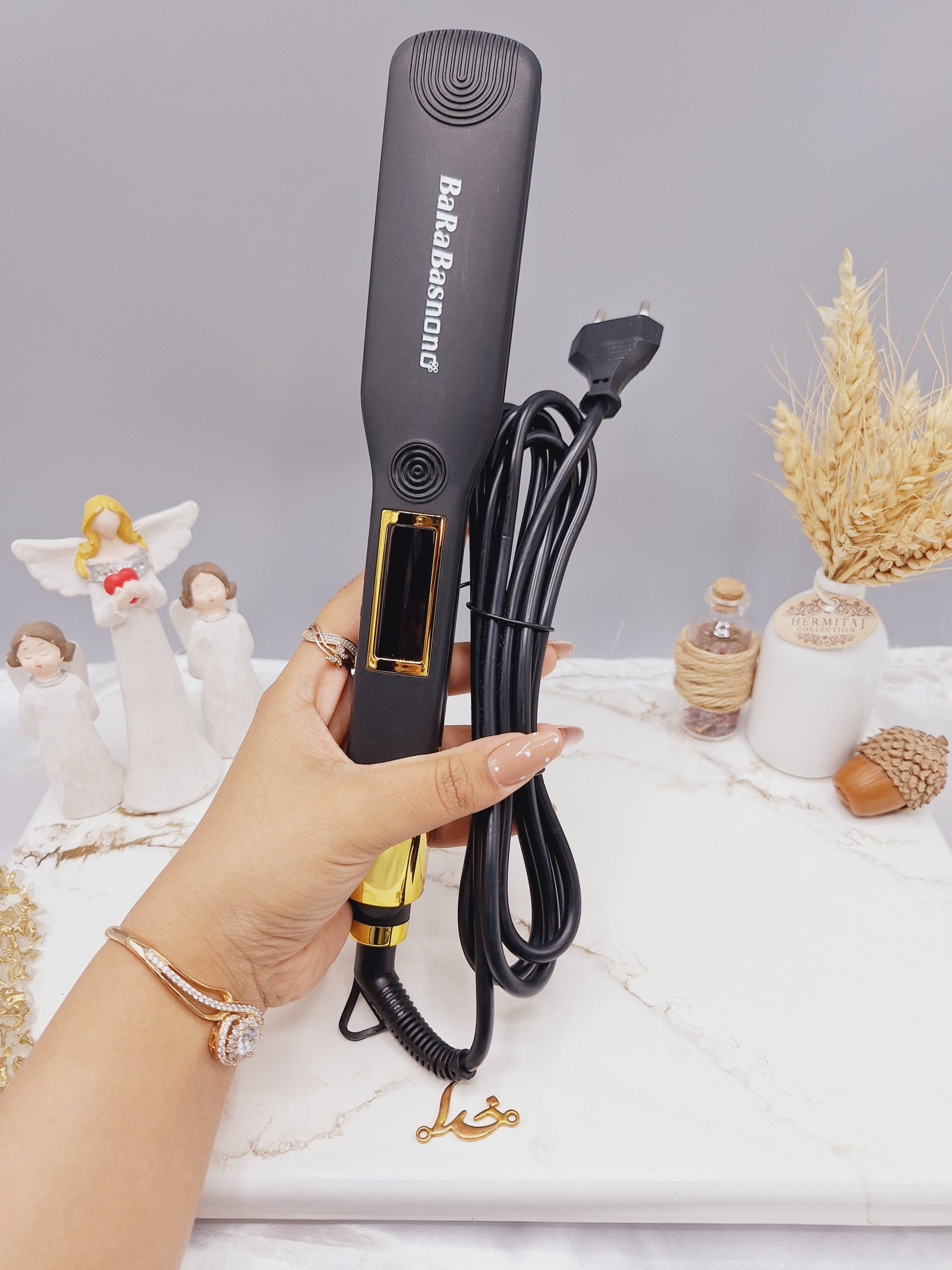 اتو حالت دهنده مو ویو بیبی باس نانو مدل BaByBasnono ST2787A