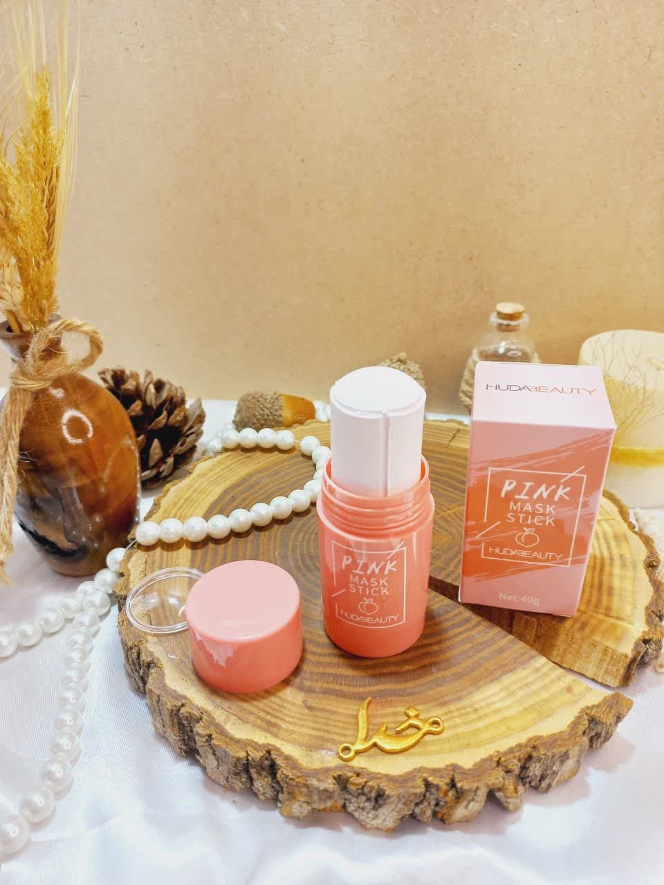 استیک ماسک پرطرفدار صورتی PINK تمیز کننده عمیق پوست هدی بیوتی HUDA BEAUTY کد H92070