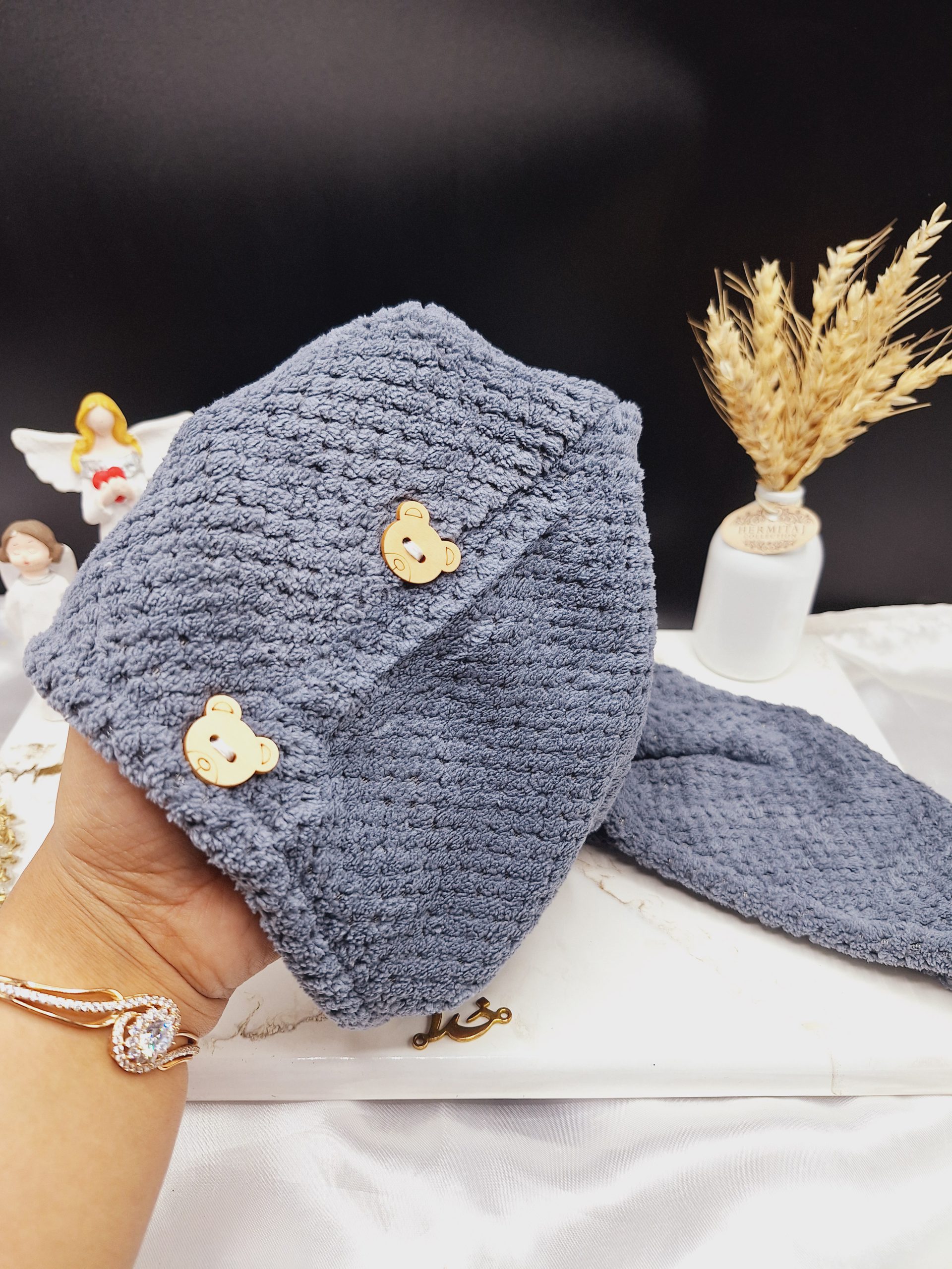 حوله سر حمام سایز بزرگ برند Kiss Lovely کد BX_3772