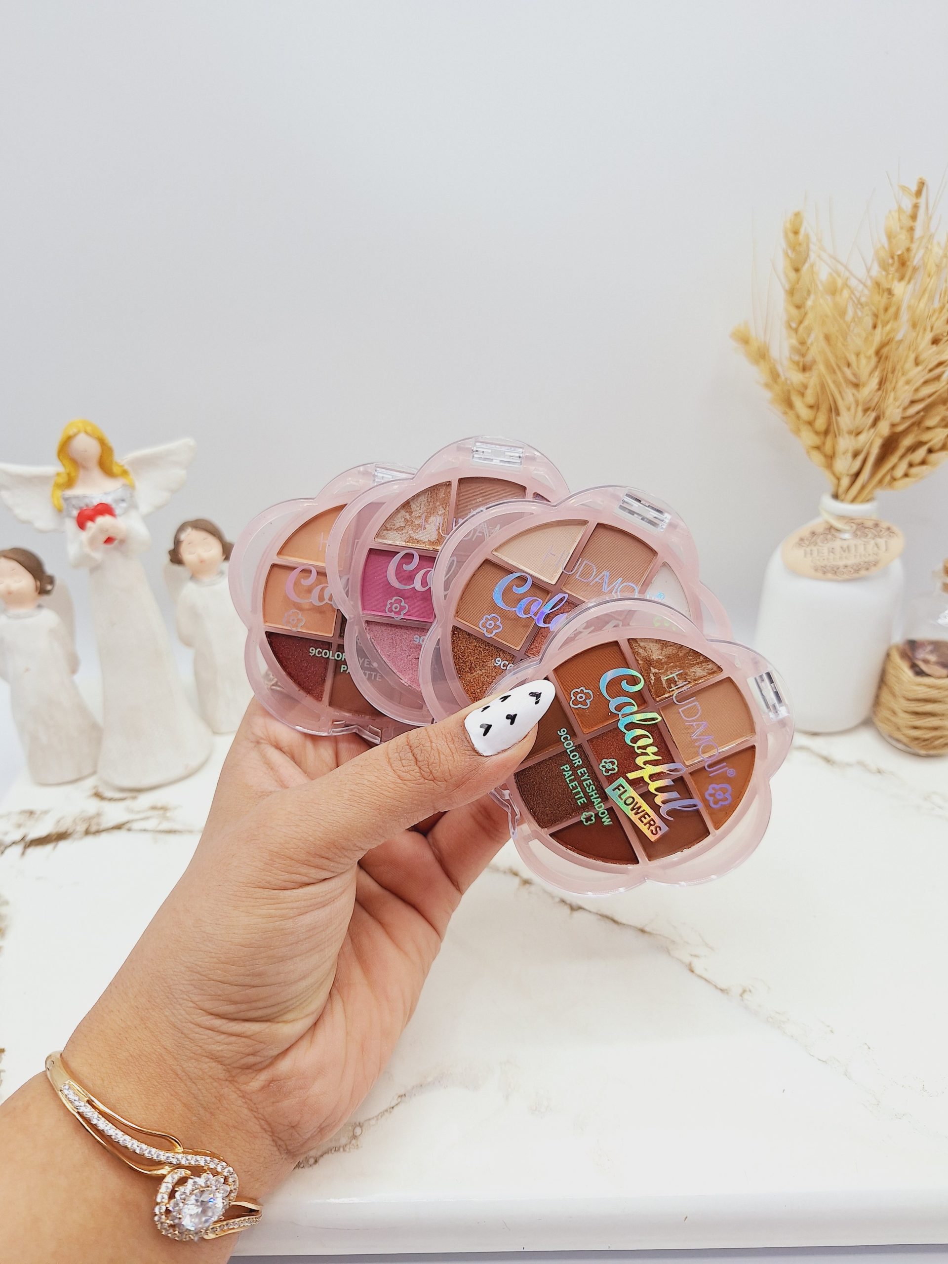 پالت سایه چشم خورشیدی 9 رنگ برند هداموجی HUDAMOJI کد ES_690