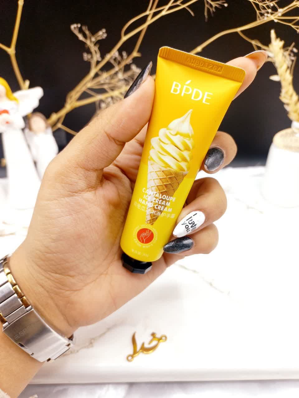 کرم دست تیوپی  مرطوب کننده بستنی زرد 30 گرم  BPDE کد BDI78198