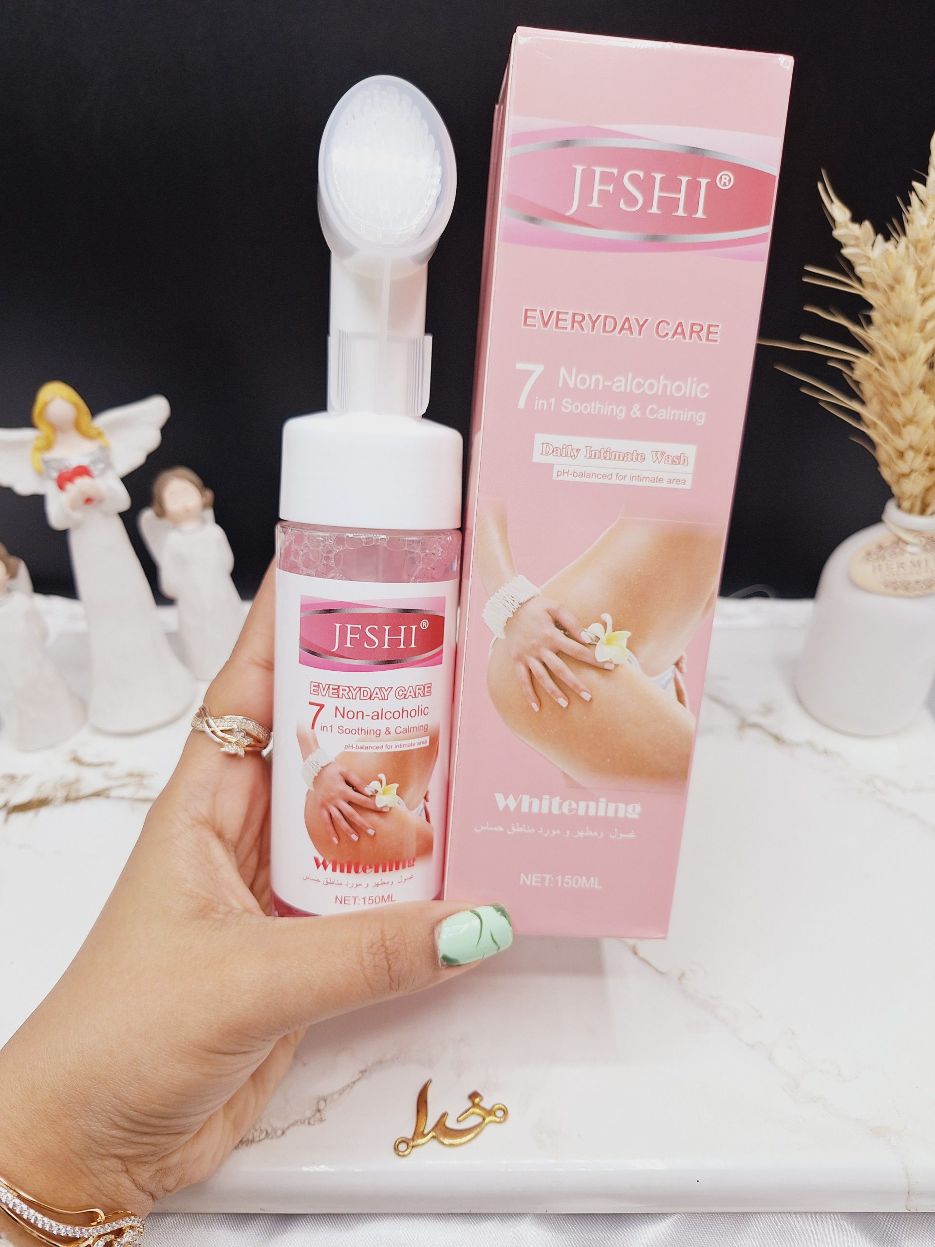 فوم براش دار شوینده نقاط حساس بدن سفید کننده کد J_3064