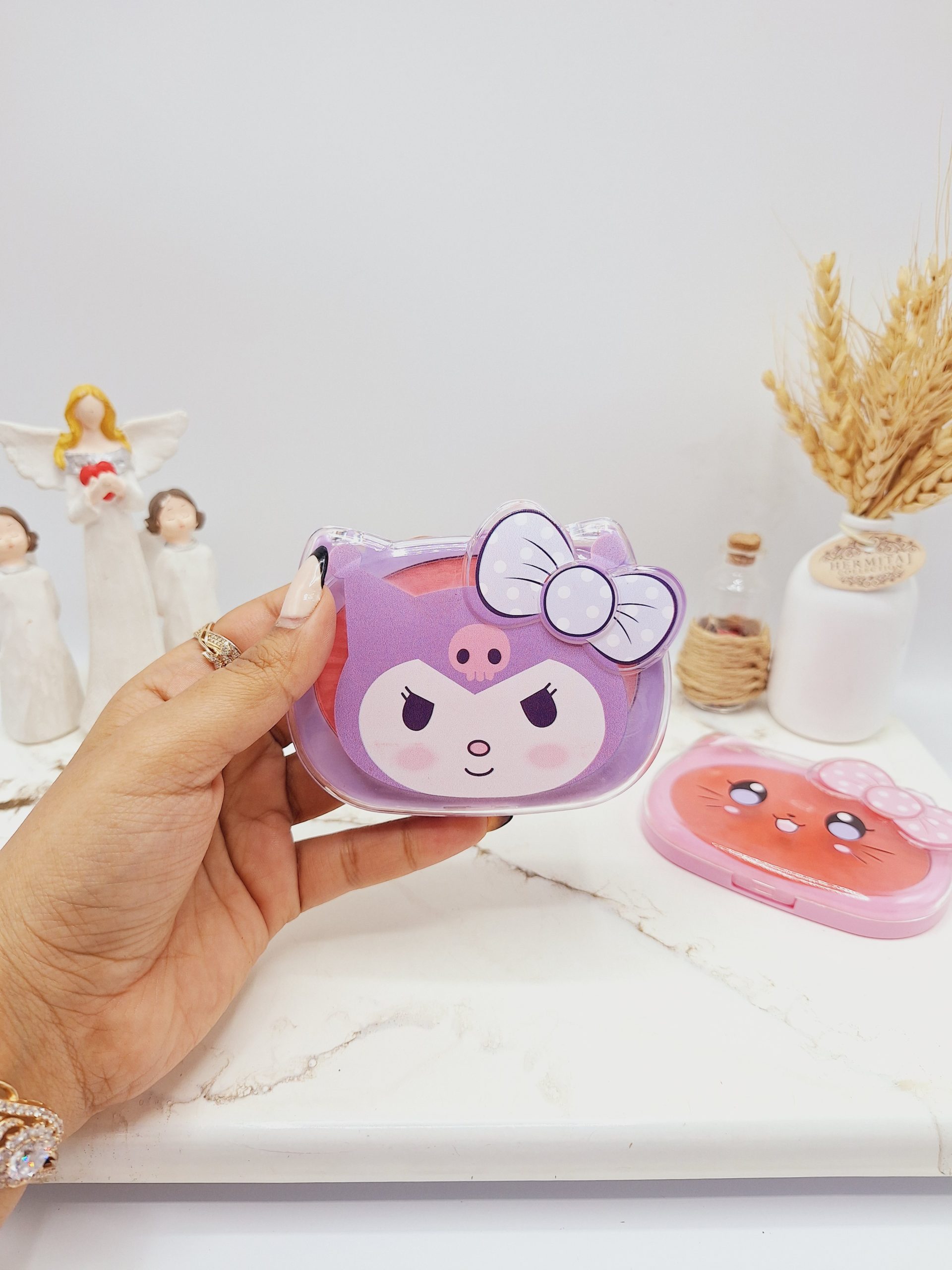 رژ گونه خوش رنگ طرح کیتی و دقلک