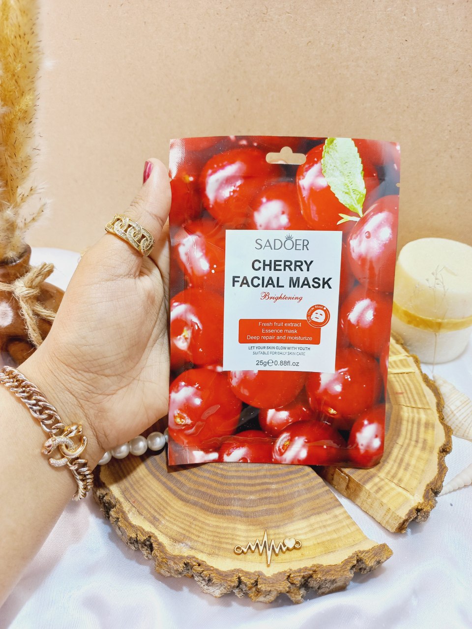 ماسک ورقه ای گیلاس سادوئر SADOER کد 93875