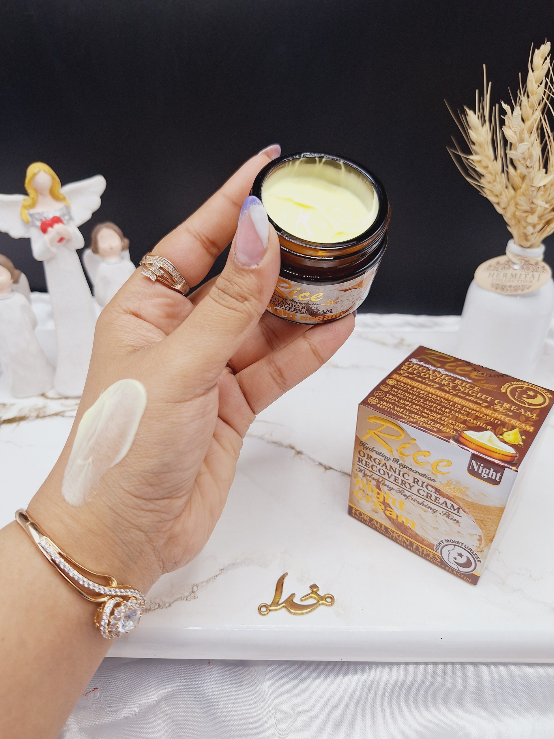 کرم شب برنج بازسازی کننده و ضد چروک وکالی اصلی WOKALI کد WKL 746