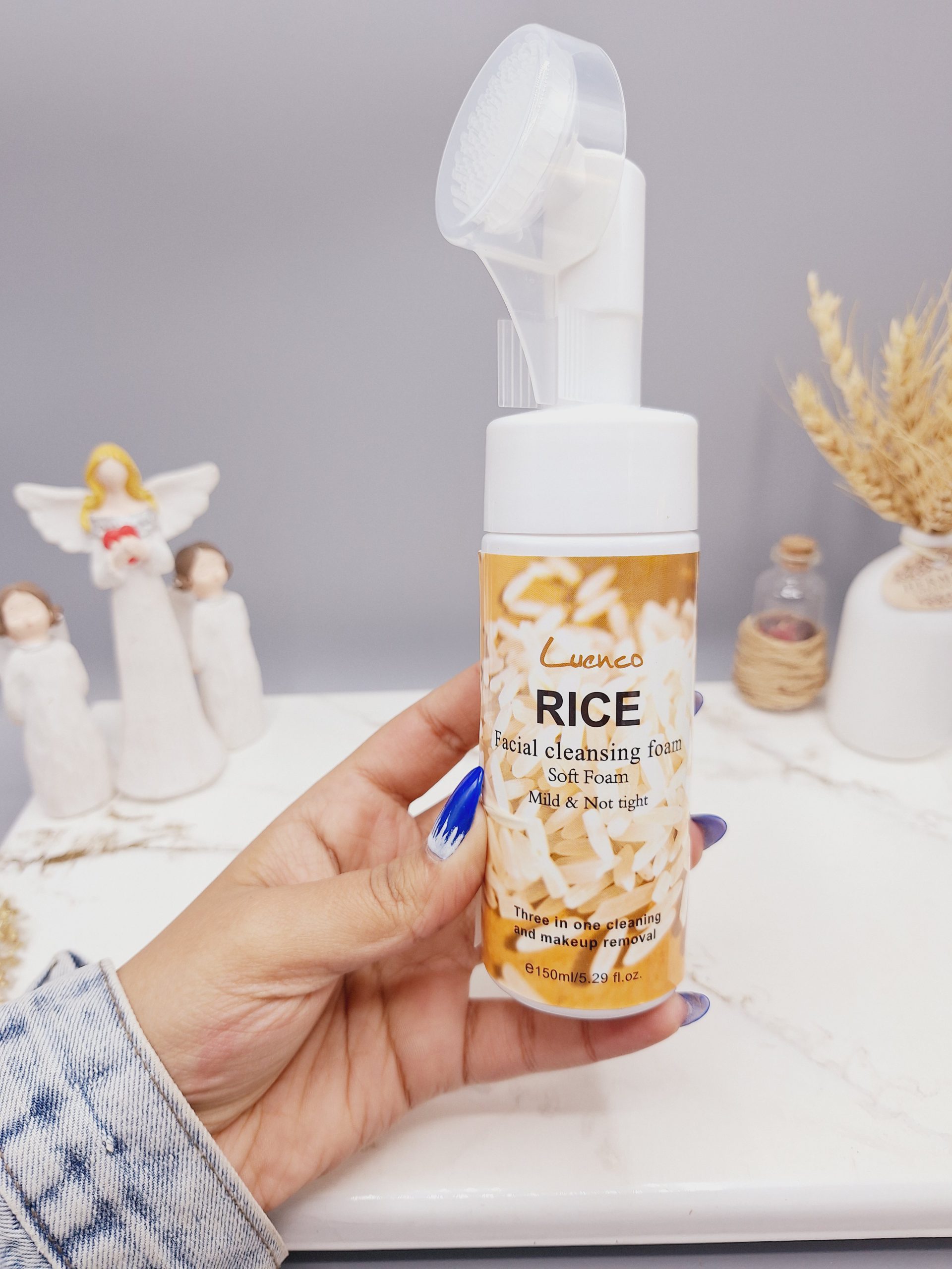 فوم شستشو براش دار برنج لانکو کد YS:2385-3