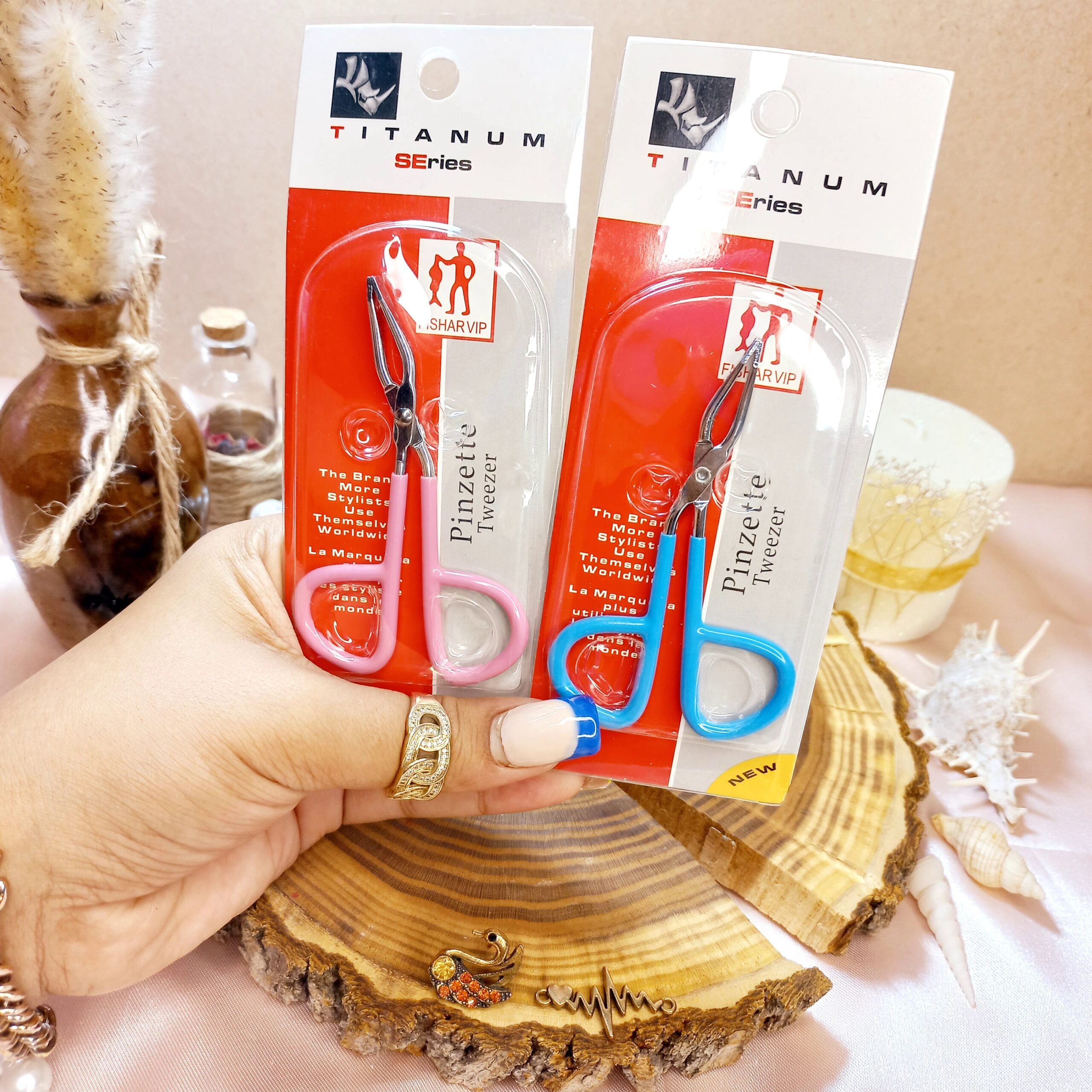 موچین قیچی استیل تیتانیوم TITANUM