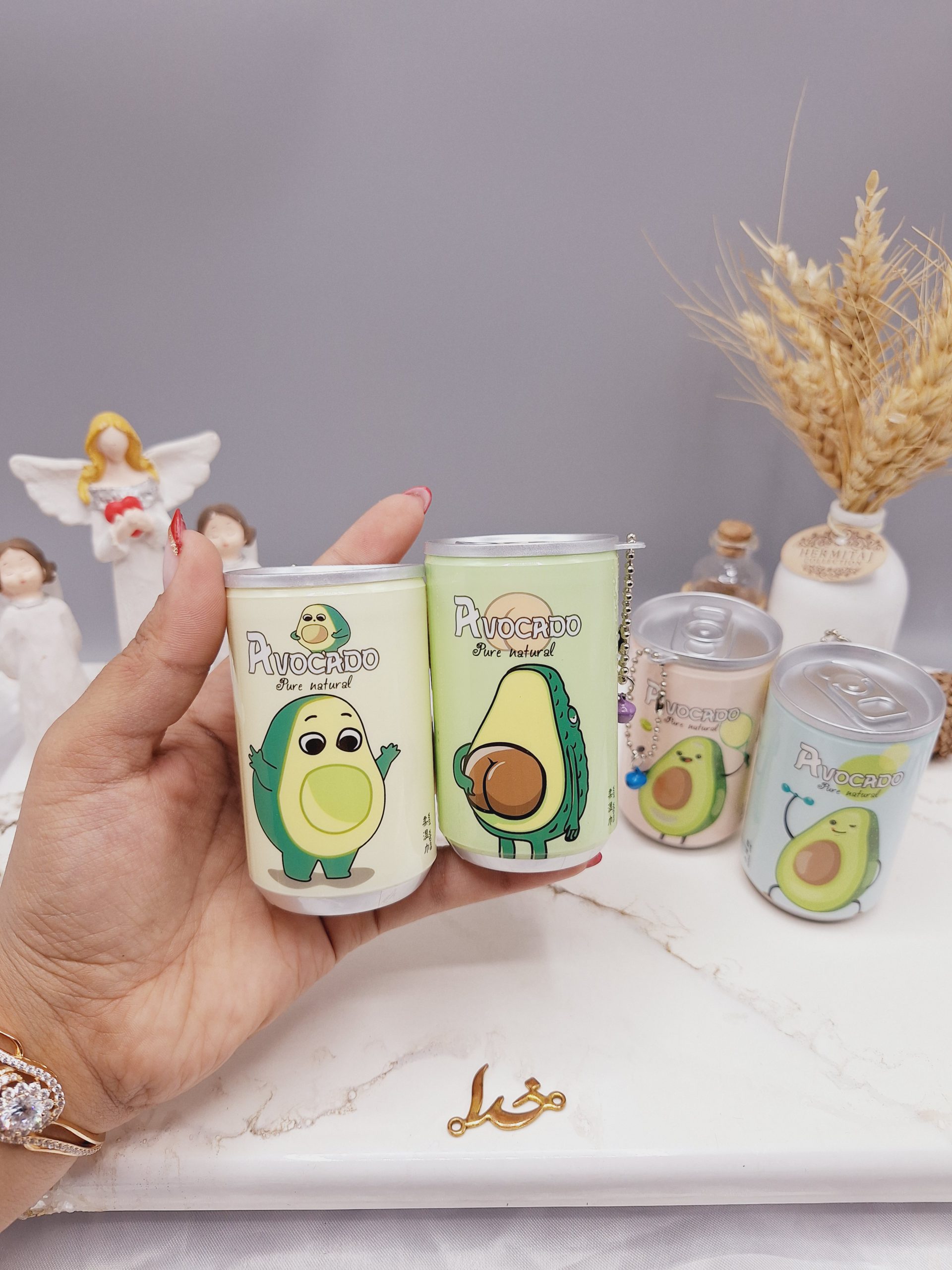 دستمال مرطوب قوطی طرح آواکادو