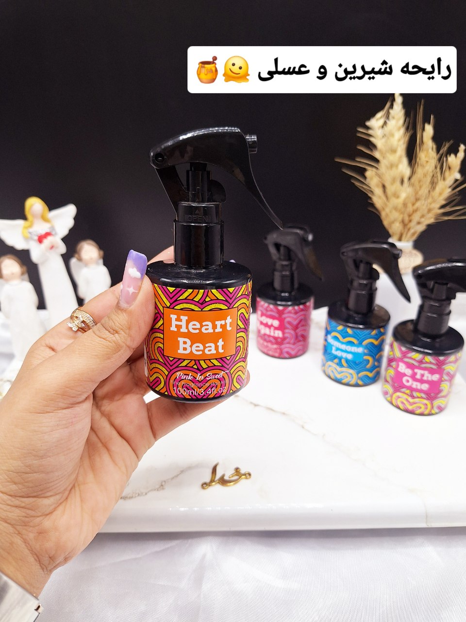 عطر مو قلبی PINK IN SWEET کد BOO42_BM